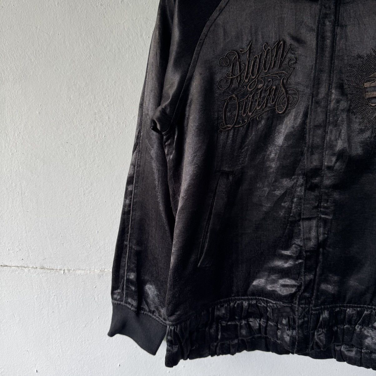 If Six Was Nine Vintage Algonquins Embroidery Logo Silk Fur Hoodie Size US S / EU 44-46 / 1 - 7 Thumbnail