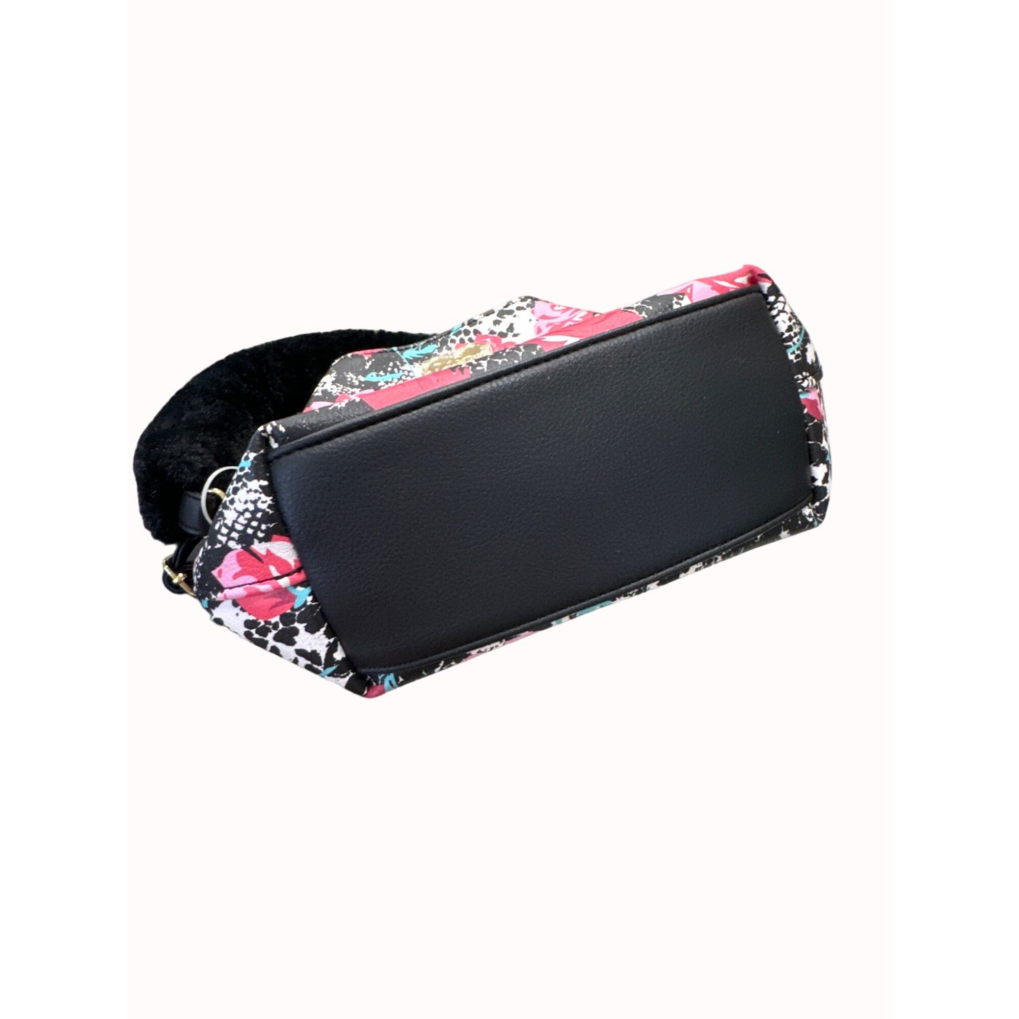 Betsey Johnson Betsey Johnson women’s black red flora clutch crossbody purs Size ONE SIZE - 6 Thumbnail