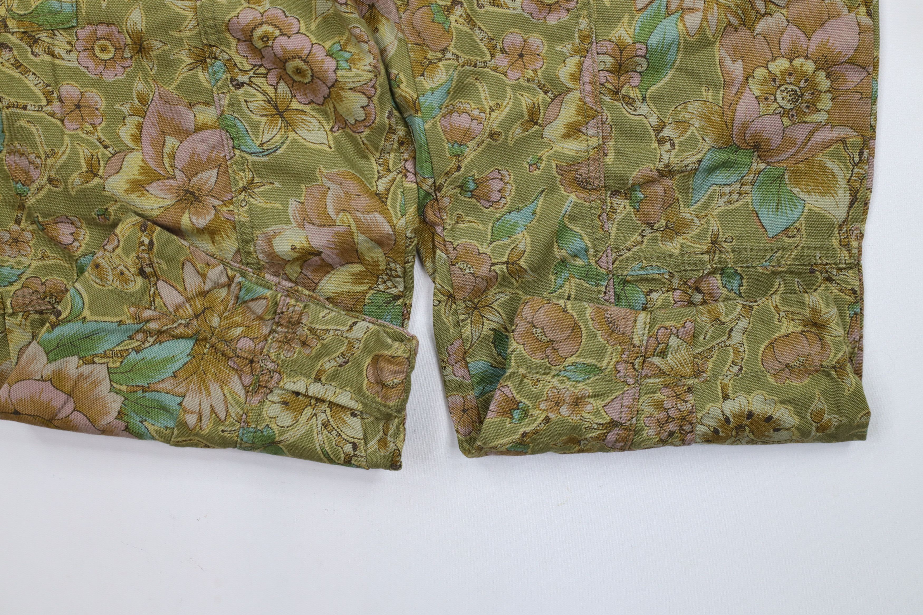 Anthropologie × Vintage Anthropologie All Over Print Cropped Balloon Cargo Pants Size 27" / US 4 / IT 40 - 5 Thumbnail