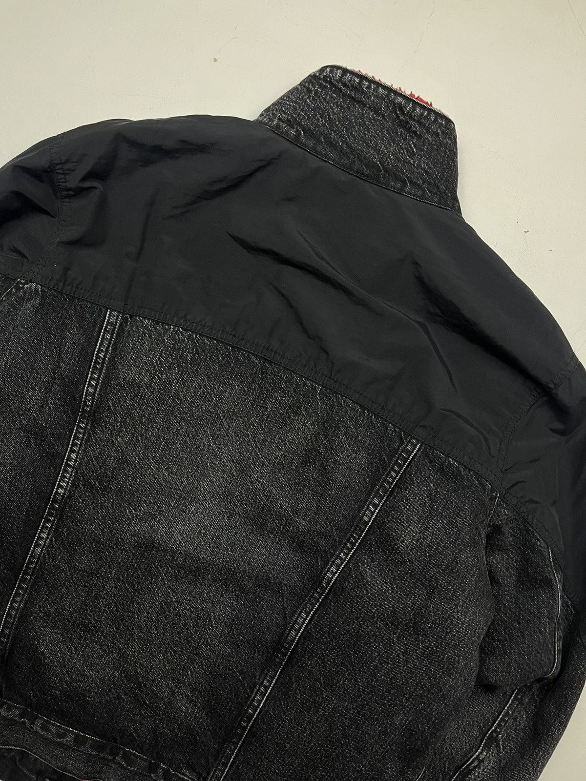 Levi's Levi’s Premium Hybrid Denim Trucker Jacket Size US L / EU 52-54 / 3 - 19 Thumbnail