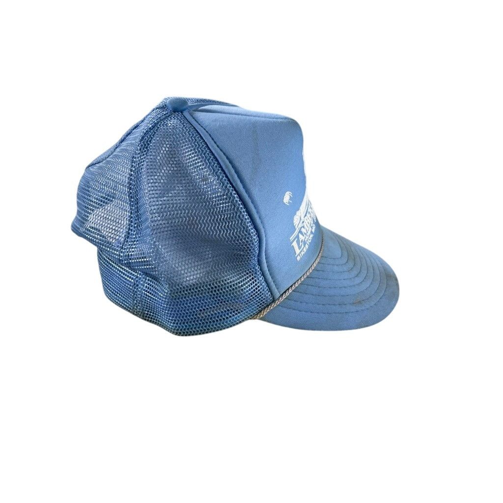 Vintage Vintage Lambert’s Café Blue Trucker Hat – Ol’ Norm Graphic Size ONE SIZE - 4 Thumbnail