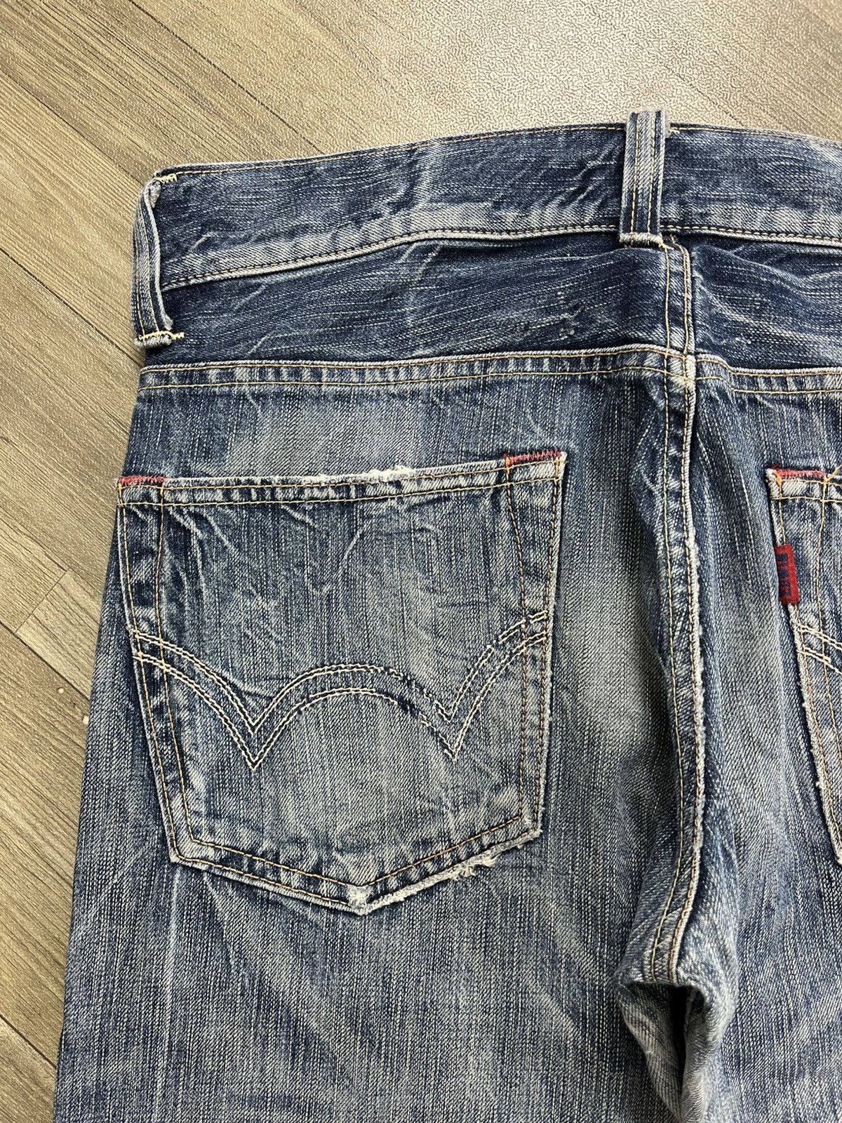 Hysteric Glamour Vintage Edwin 503 Distressed Faded Flared Jeans Lgb Style Size US 32 / EU 48 - 9 Thumbnail