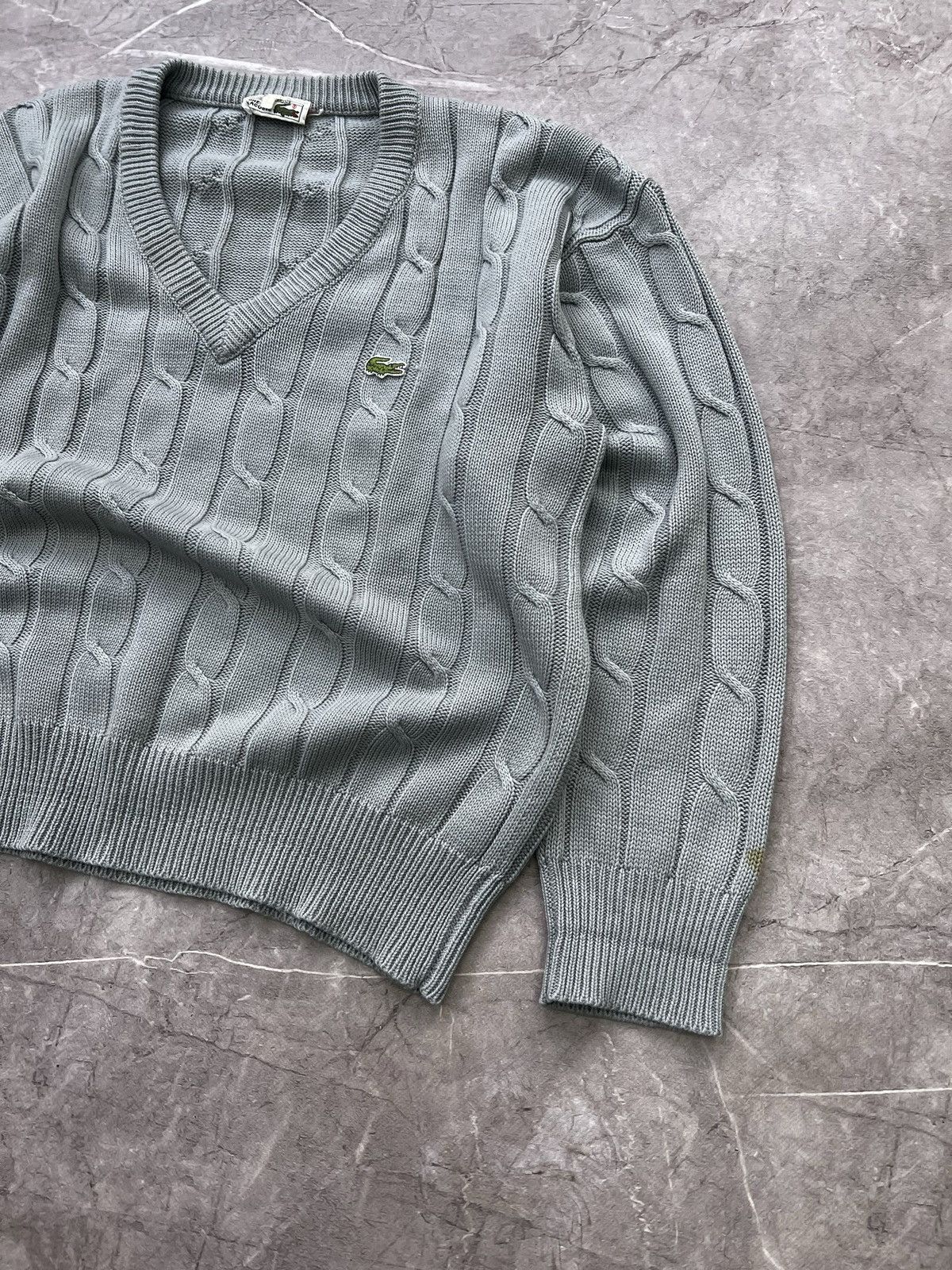 Japanese Brand × Lacoste × Vintage Vintage old money CHEMISE LACOSTE SWEATER Y2K Size US L / EU 52-54 / 3 - 4 Thumbnail