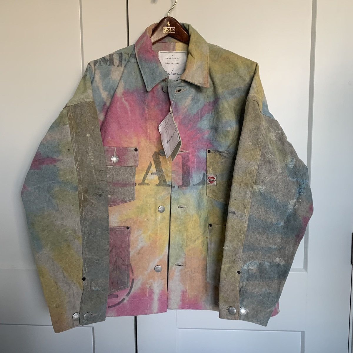 READYMADE ReadyMade Tie-Dye Cotton Jacket Size US L / EU 52-54 / 3 - 1 Thumbnail
