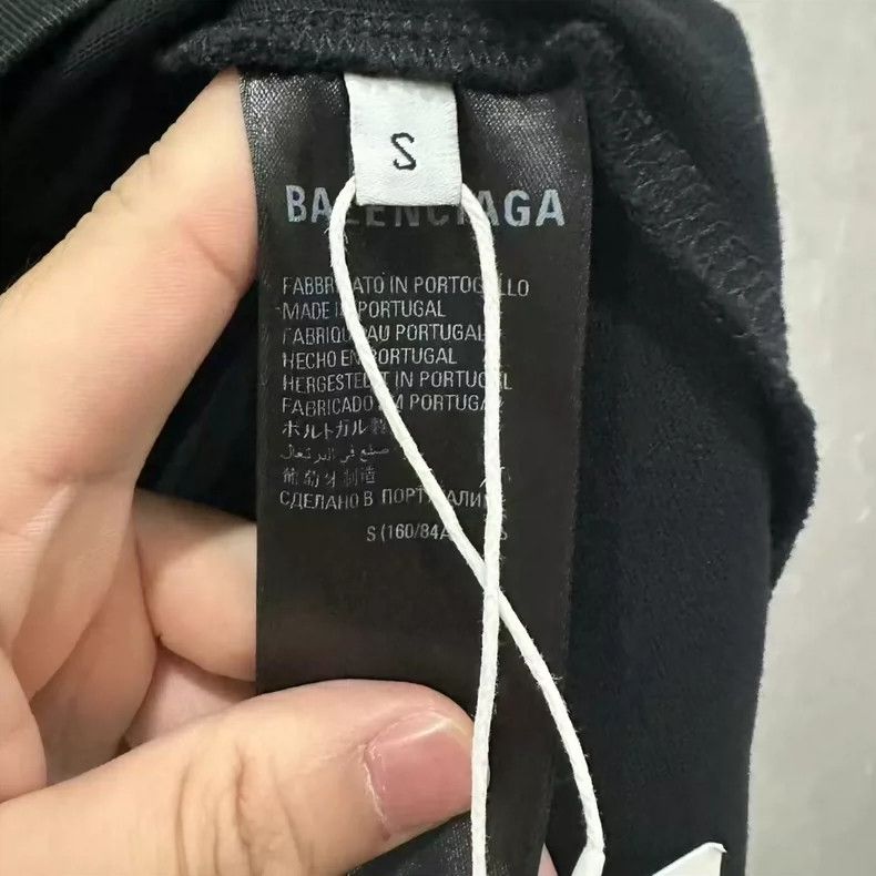 Balenciaga Balenciaga Blocked Tape Cola Short Sleeve Size US S / EU 44-46 / 1 - 5 Thumbnail