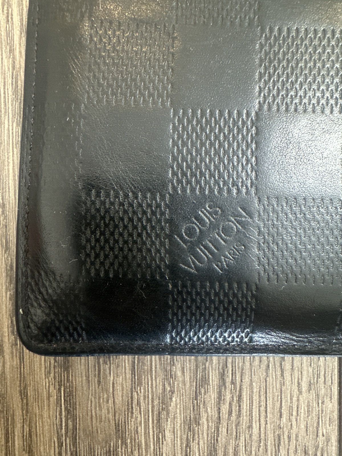 Louis Vuitton Louis Vuitton Slender Wallet Damier Infini Black Size ONE SIZE - 10 Thumbnail