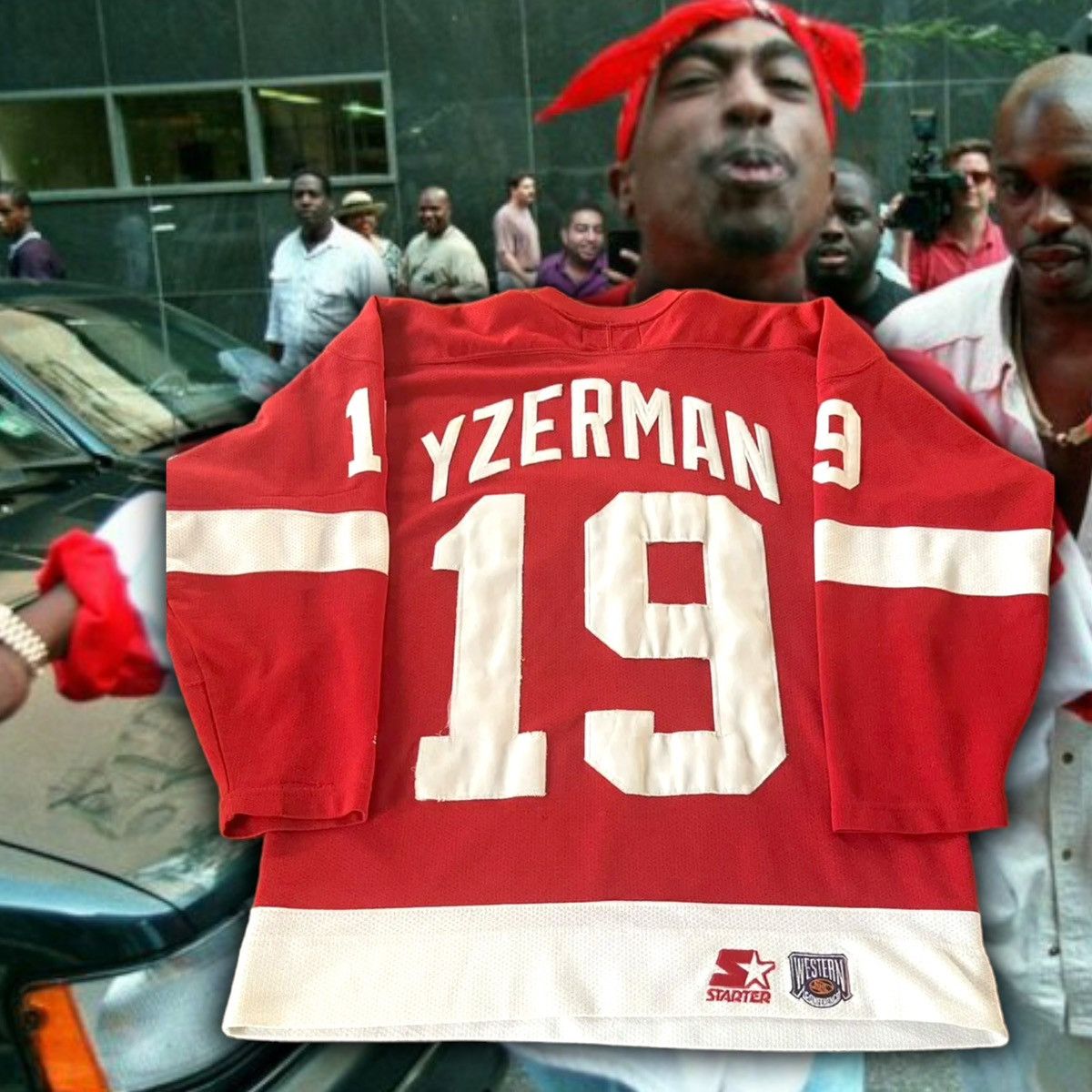 NHL × Starter × Vintage 💎Vintage💎 90’s Detroit Red Wings 🪽🥅 Starter ⭐️ 🏒 Jersey Size US M / EU 48-50 / 2 - 3 Thumbnail