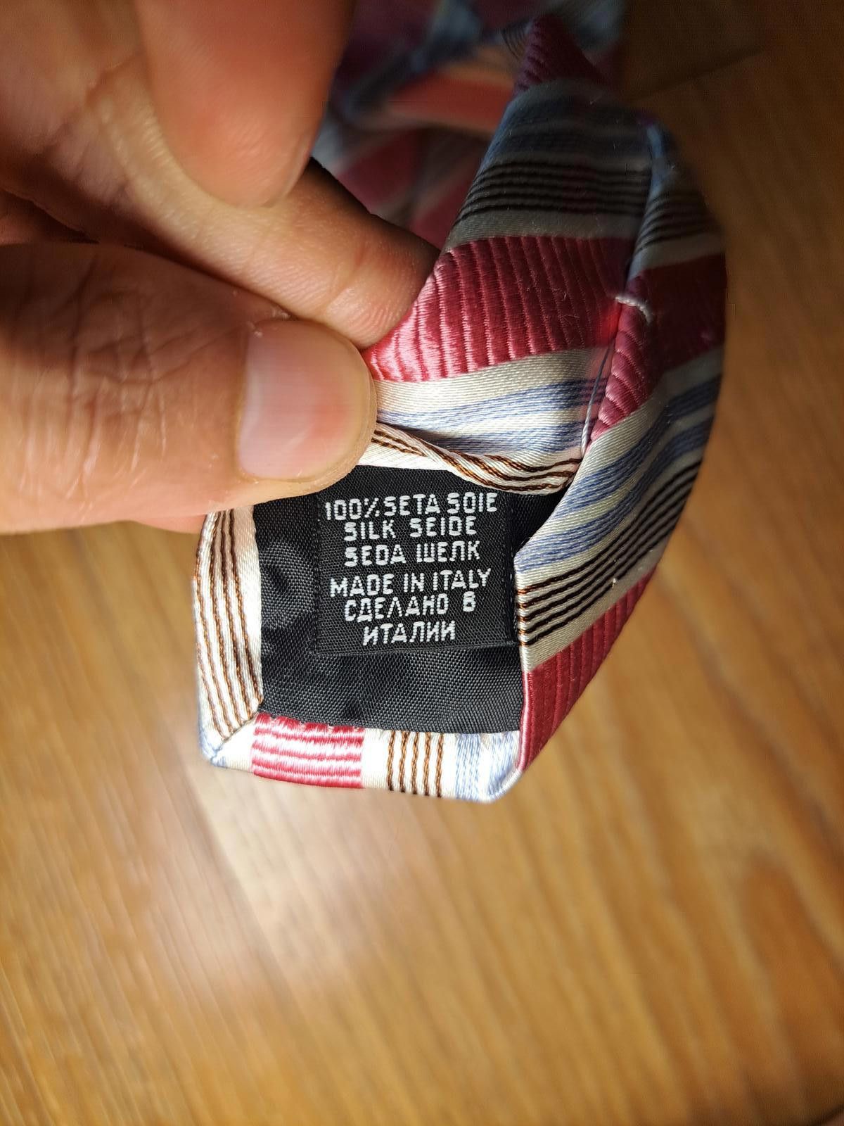 Hugo Boss Hugo Boss 100% Silk Tie Mens Striped Pink Necktie Size ONE SIZE - 3 Thumbnail