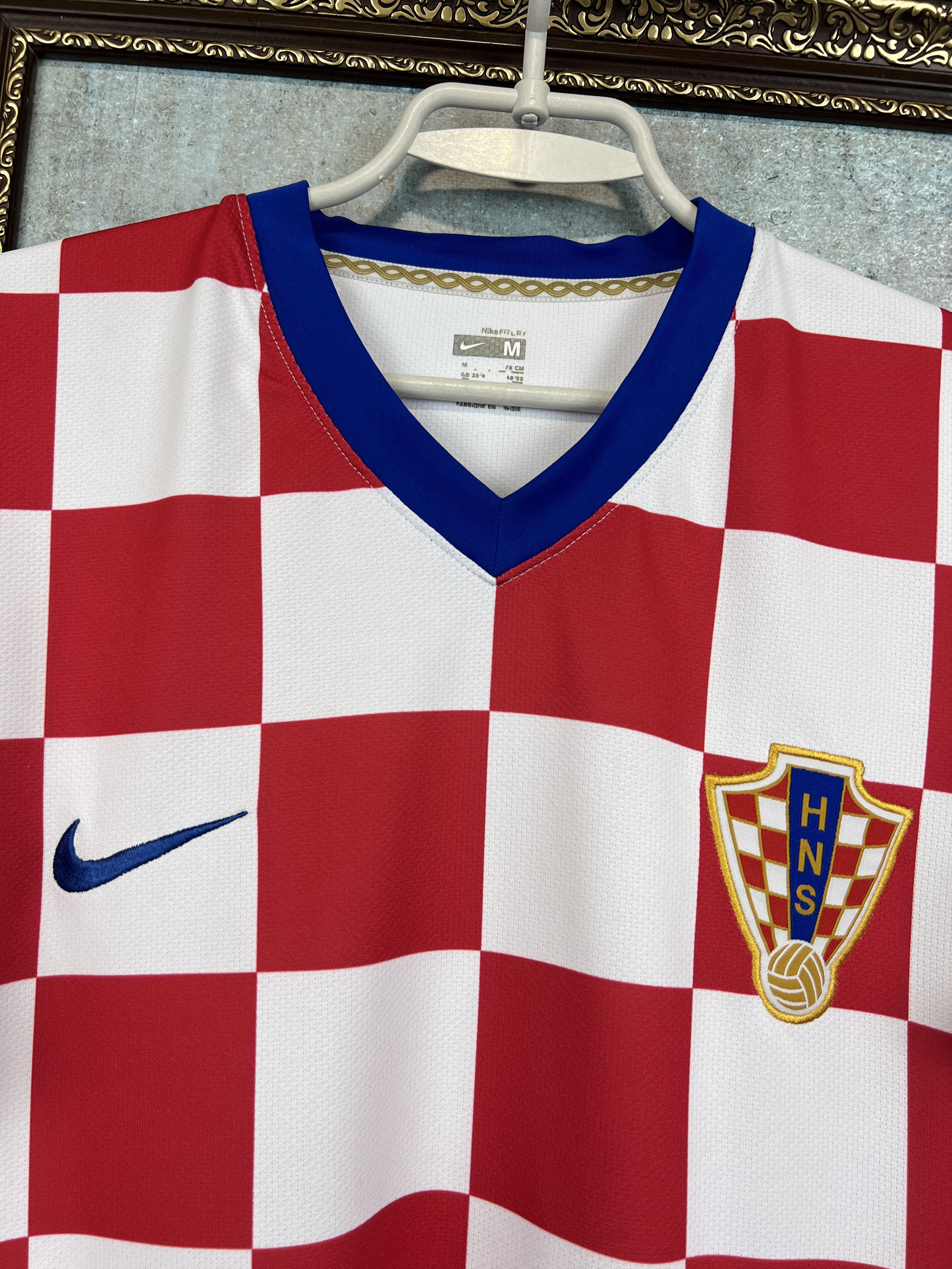 Nike Croatia football shirt 2008 Soccer Jersey Trikot National Size US M / EU 48-50 / 2 - 3 Thumbnail