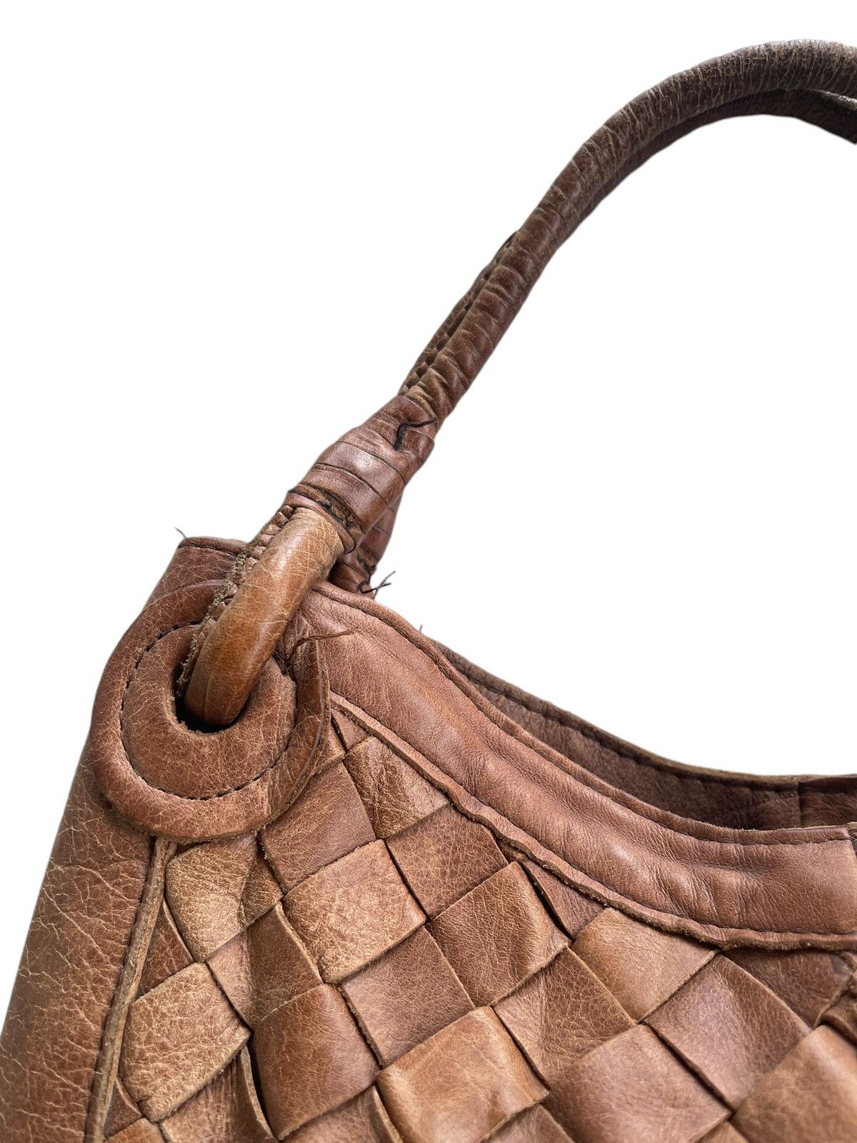 GOA GOA Woven Leather Tote Bag Size ONE SIZE - 11 Thumbnail