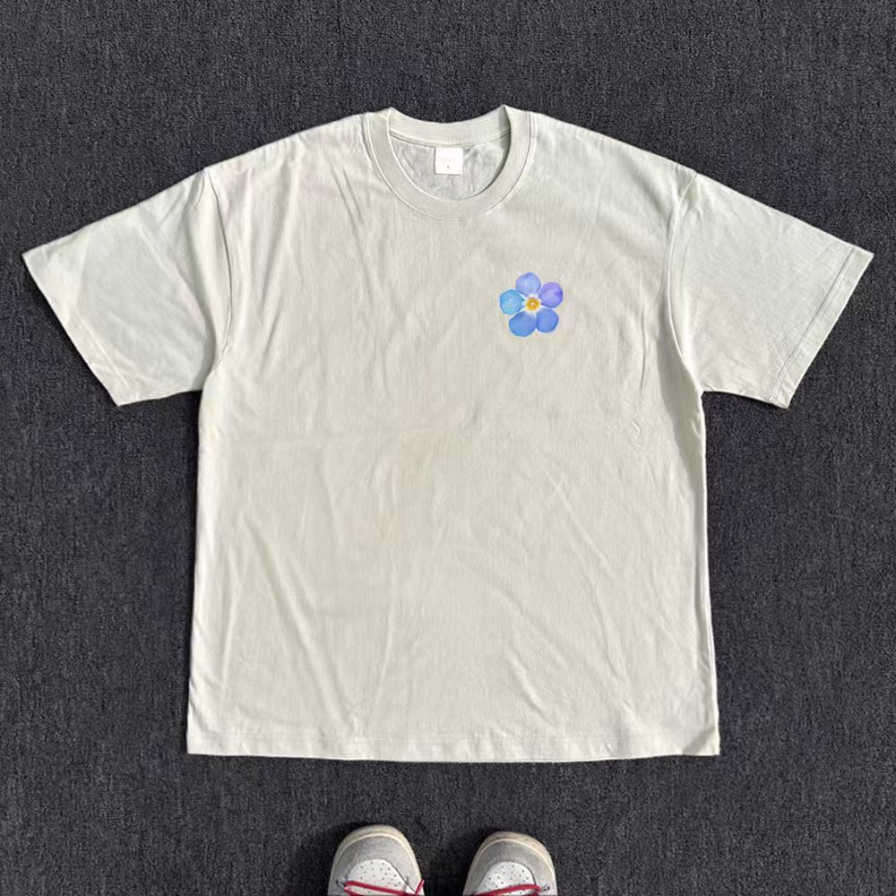 Japanese Brand × Vintage Beige washed retro loose floral print t-shirt Size US M / EU 48-50 / 2 - 2 Thumbnail