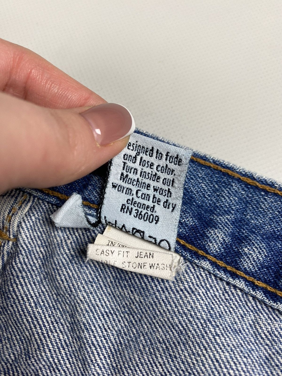 Calvin Klein × Vintage Calvin Klein Vintage 90s washed denim ladies jeans size 6 Size 28" / US 6 / IT 42 - 15 Thumbnail