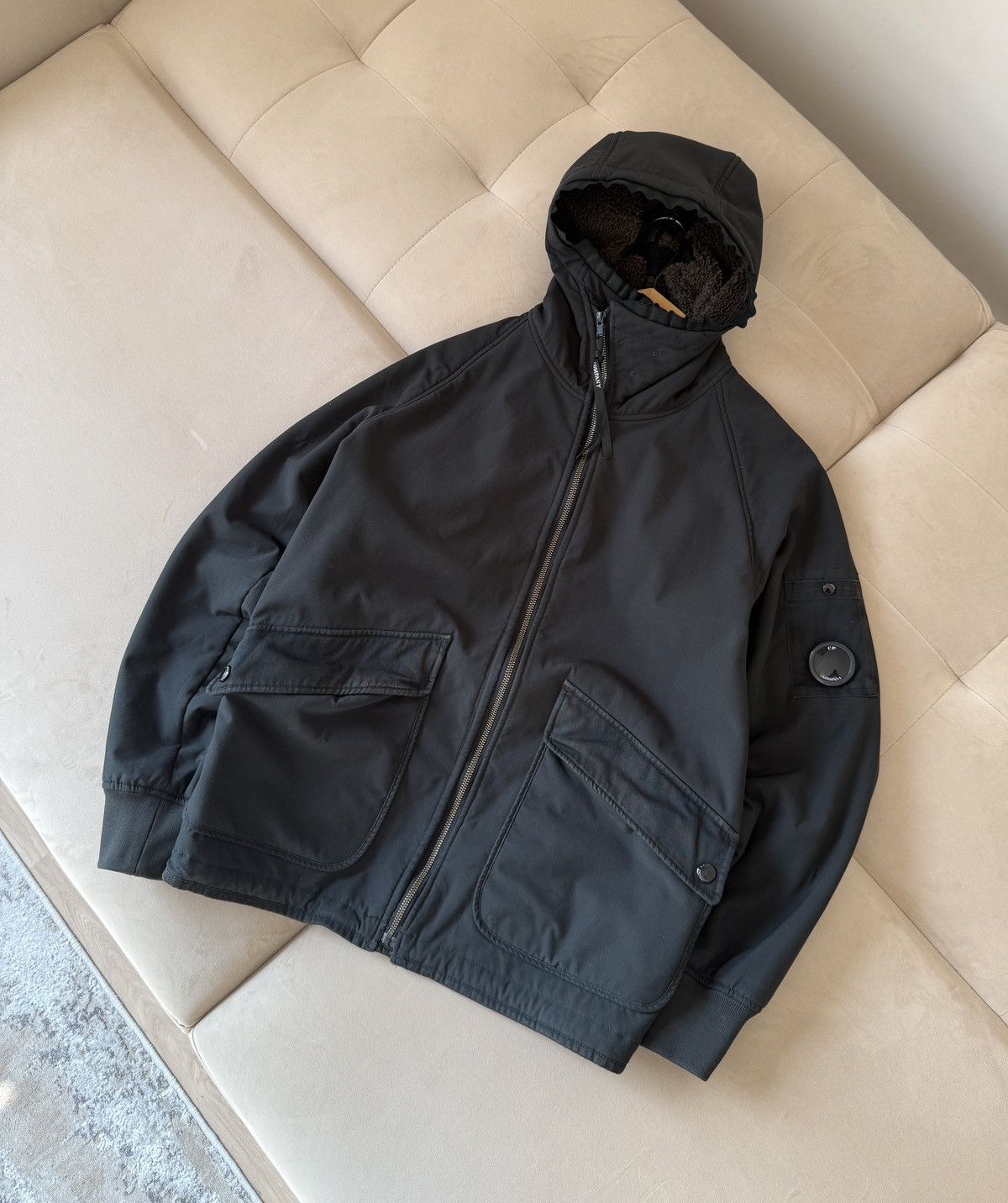 C.P. Company C.P. Company Soft Shell Fleece-Lined Lens Jacket Size US M / EU 48-50 / 2 - 2 Thumbnail