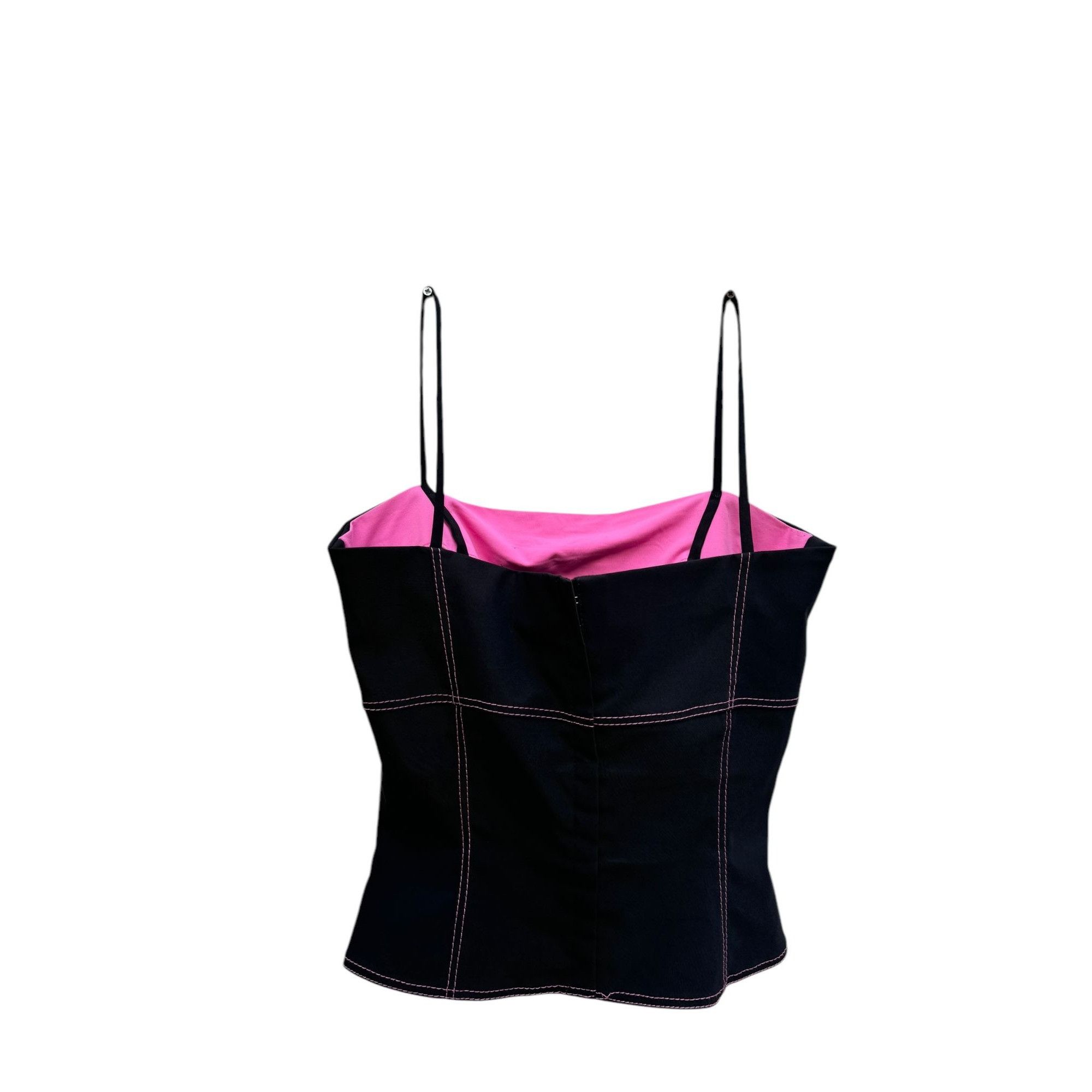 Thierry Mugler Black Pink Bustier Jacket Size S / US 4 / IT 40 - 5 Thumbnail