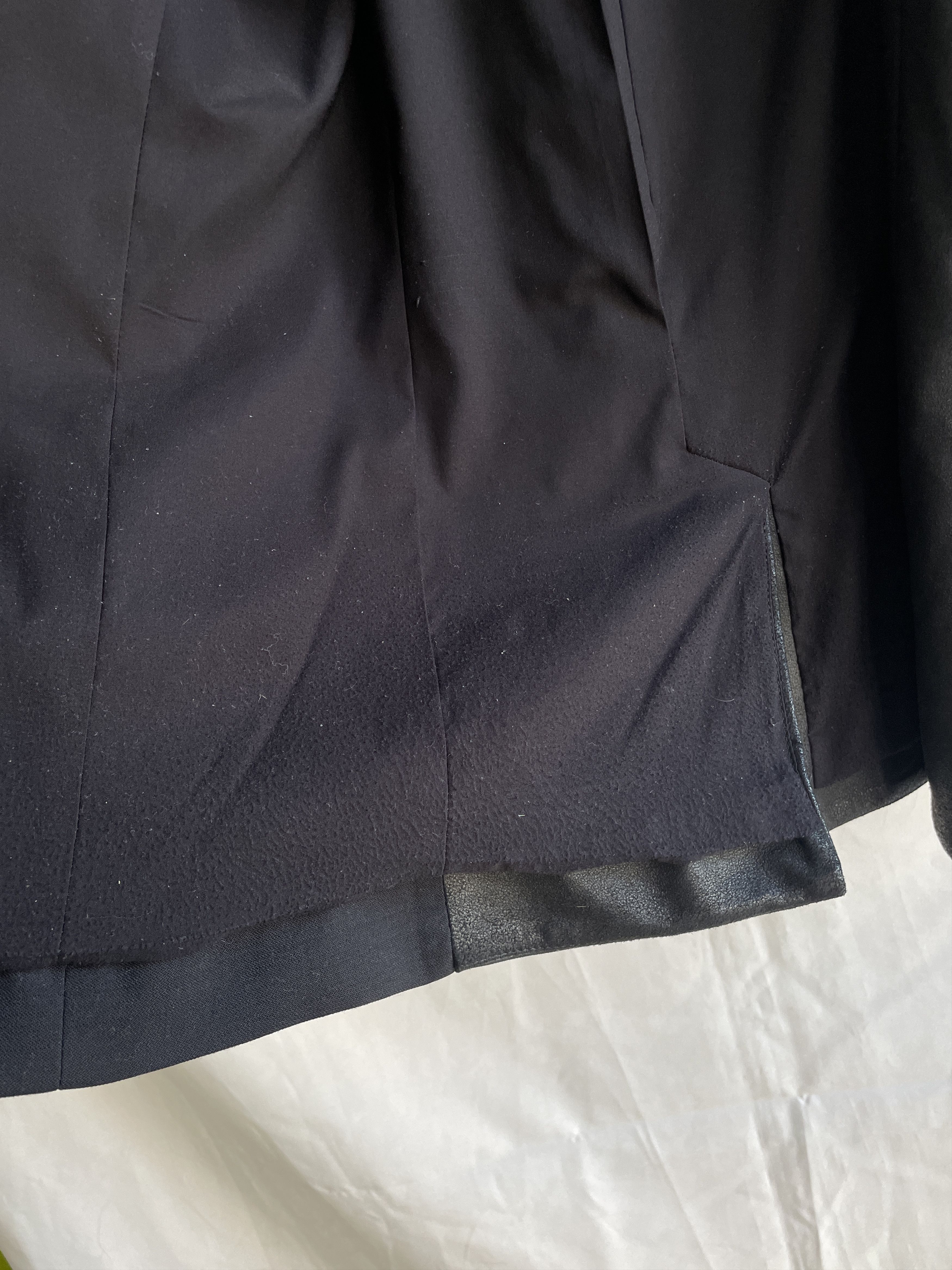 Helmut Lang Helmut Lang Leather Wool Ruched Sleeves Blazer Size S / US 4 / IT 40 - 12 Thumbnail