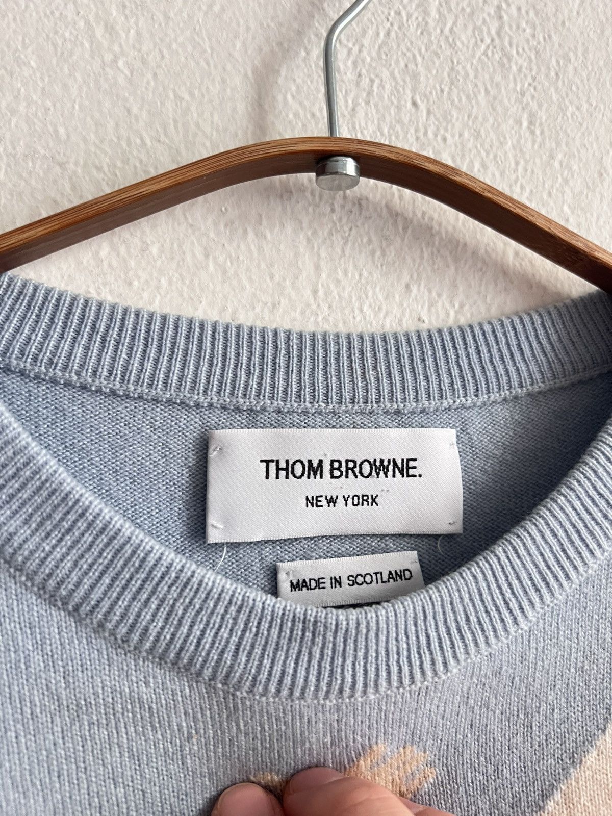 Thom Browne Thom Browne “swimmer” short sleeve cashmere sweater Size M / US 6-8 / IT 42-44 - 2 Thumbnail