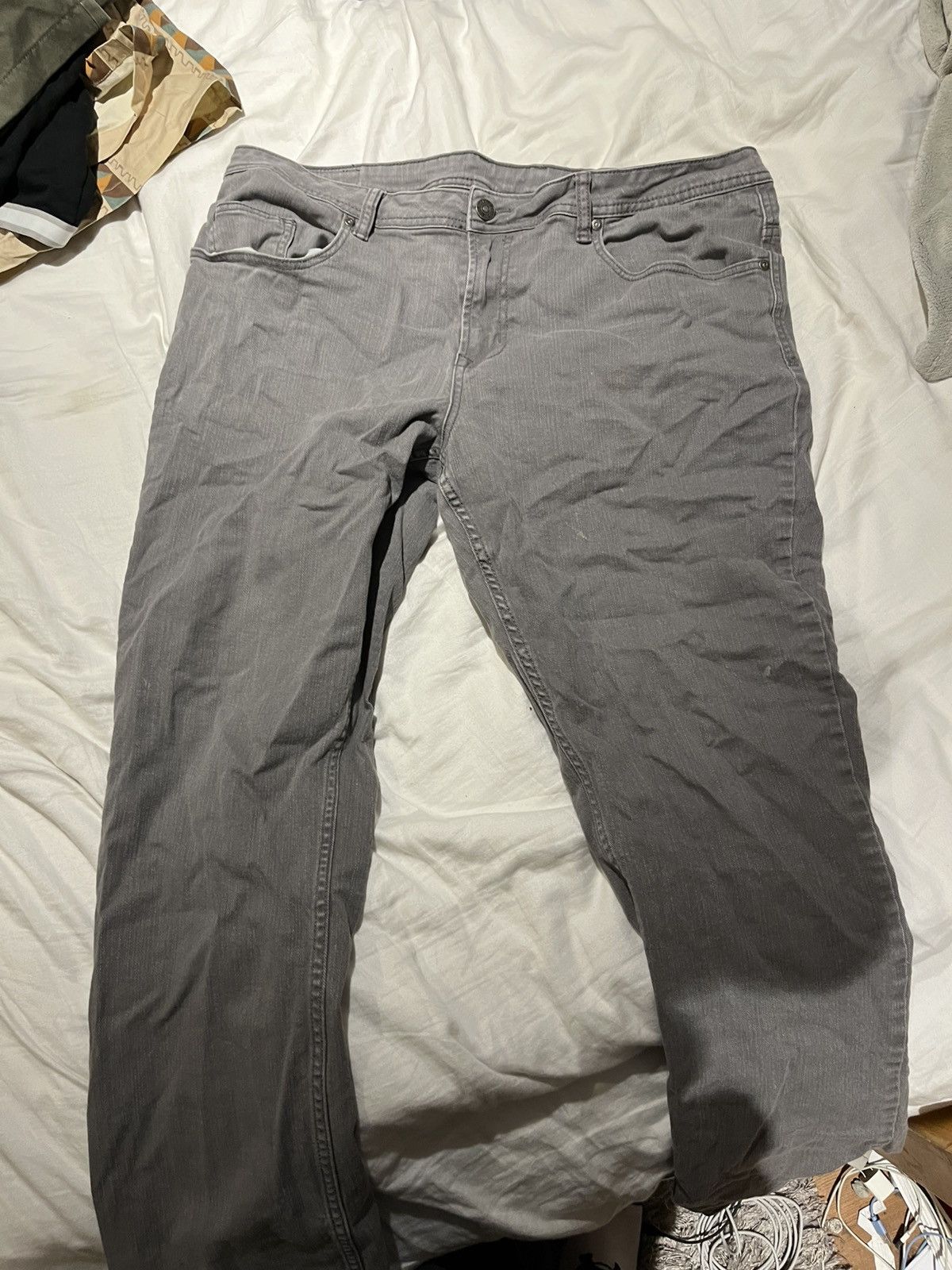 Buffalo David Bitton Grey Buffalo Jeans 40x32 Size US 40 / EU 56 - 1 Thumbnail