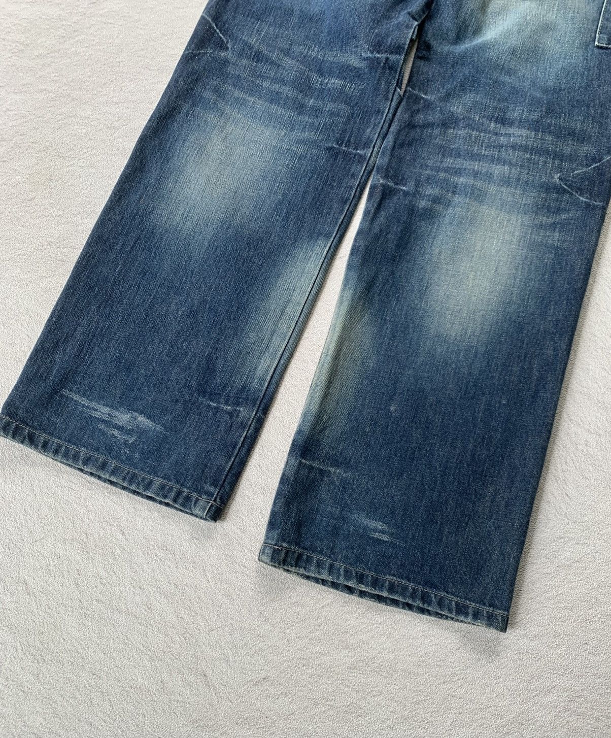 PPFM 2000s PPFM Suspender Carpenter Denim Pants Size US 31 - 7 Thumbnail