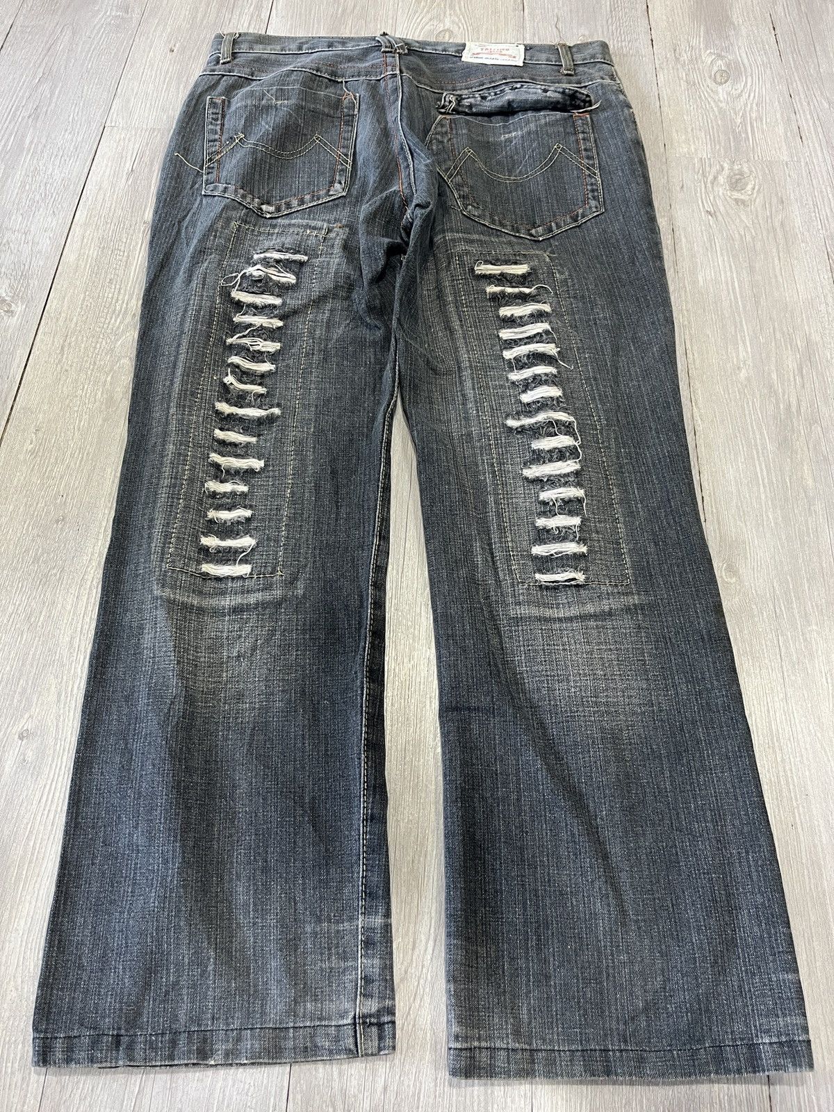 Japanese Brand Distressed denim Size US 36 / EU 52 - 1 Thumbnail