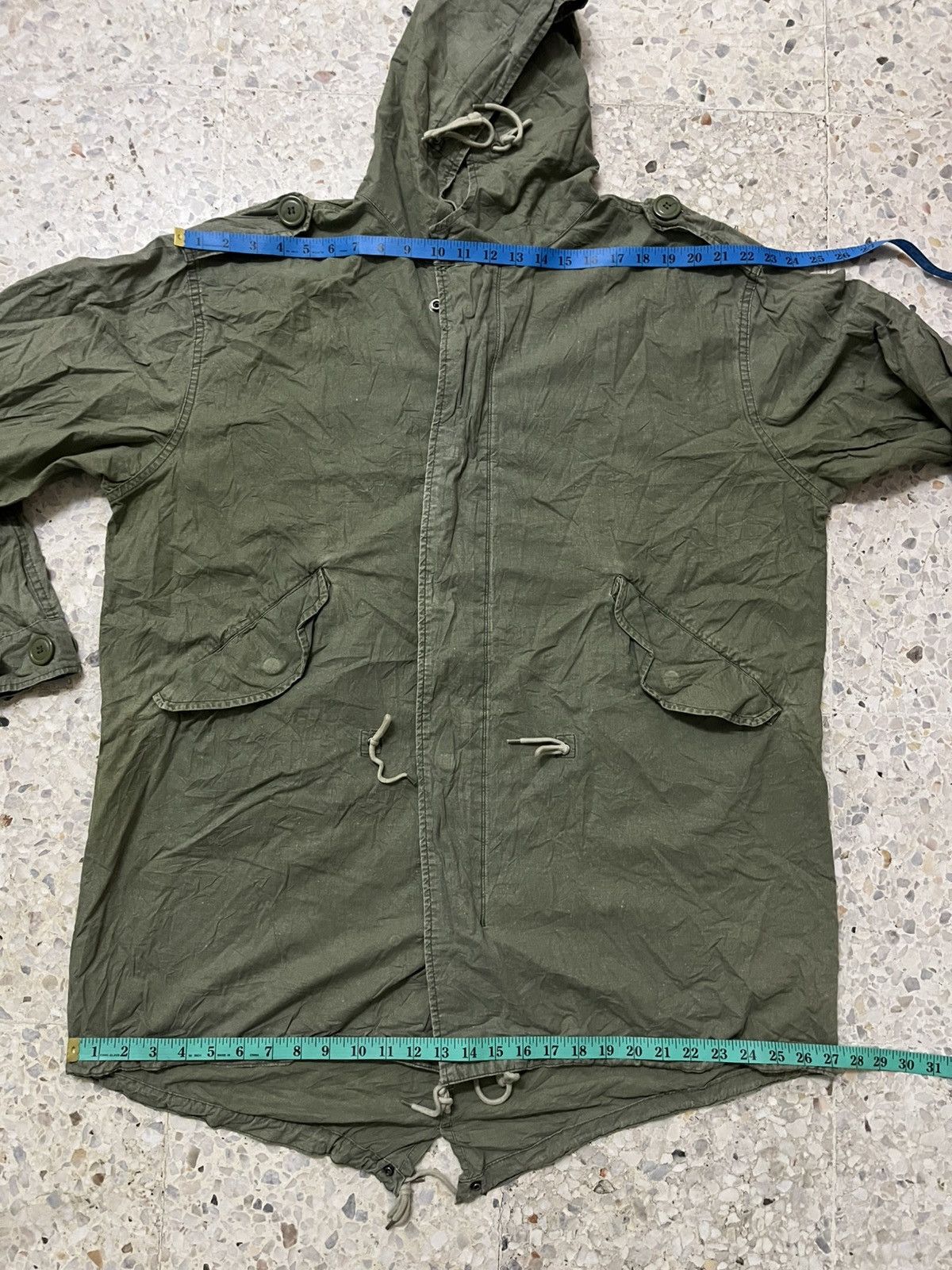 Vintage DISTRESSED Houston Japan 5409M M-51 Fishtail Parka Sun Faded Size US L / EU 52-54 / 3 - 12 Thumbnail
