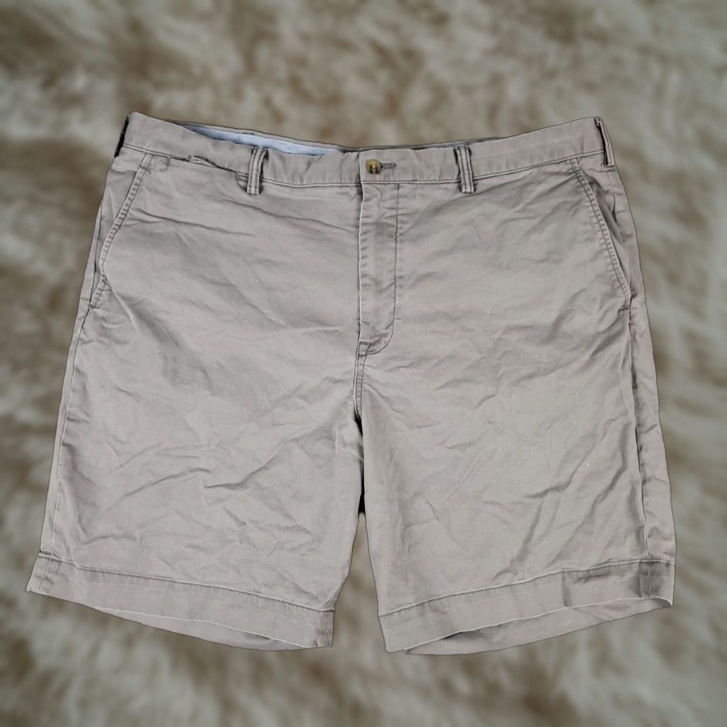 Ralph Lauren Ralph Lauren Shorts Mens Size 40 Gray Pony Casual Flat Front Chino * Size US 40 / EU 56 - 1 Thumbnail