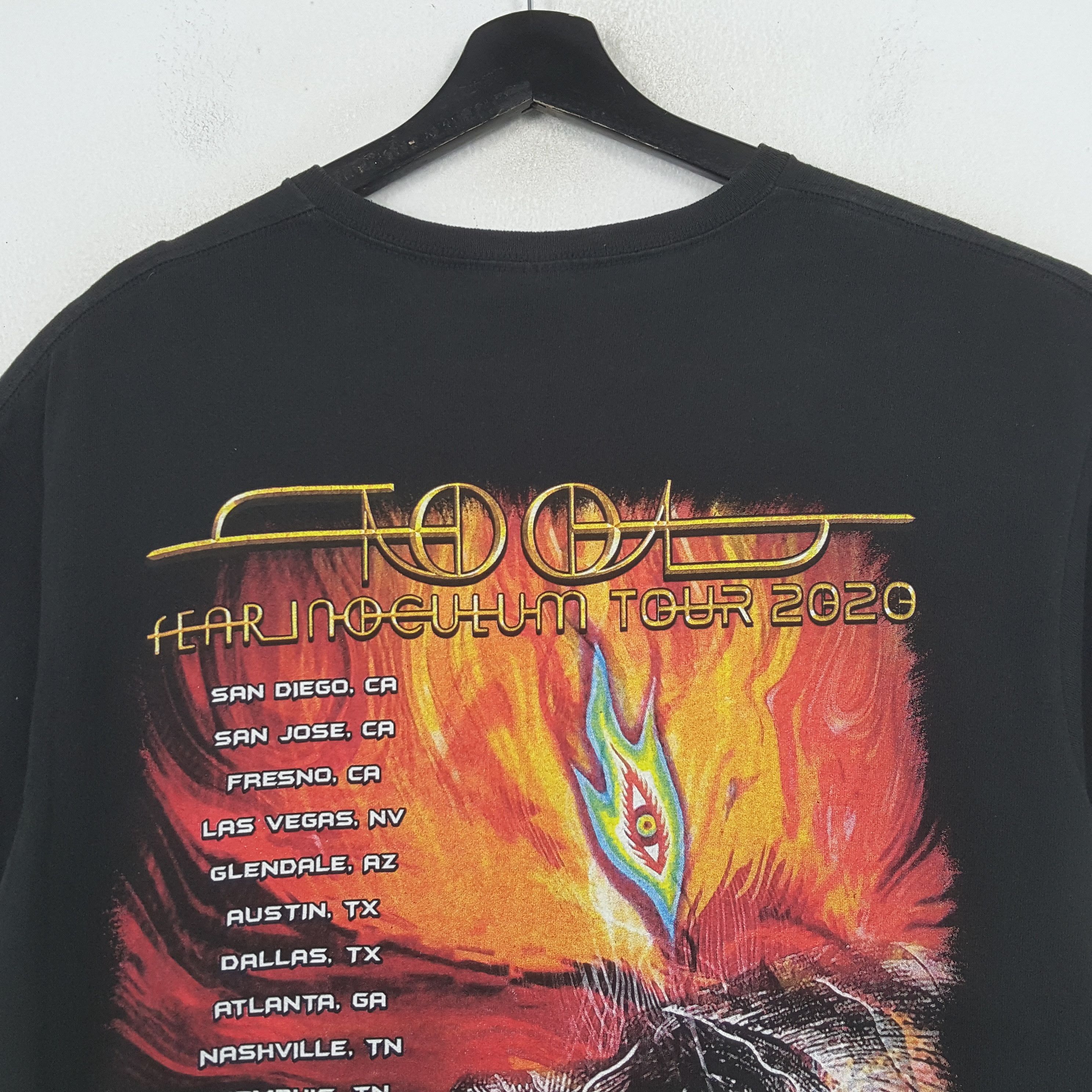 Delta Tool Fear Inoculum Rock Band Tour 2020 Tshirt C299N62 Size US L / EU 52-54 / 3 - 4 Thumbnail