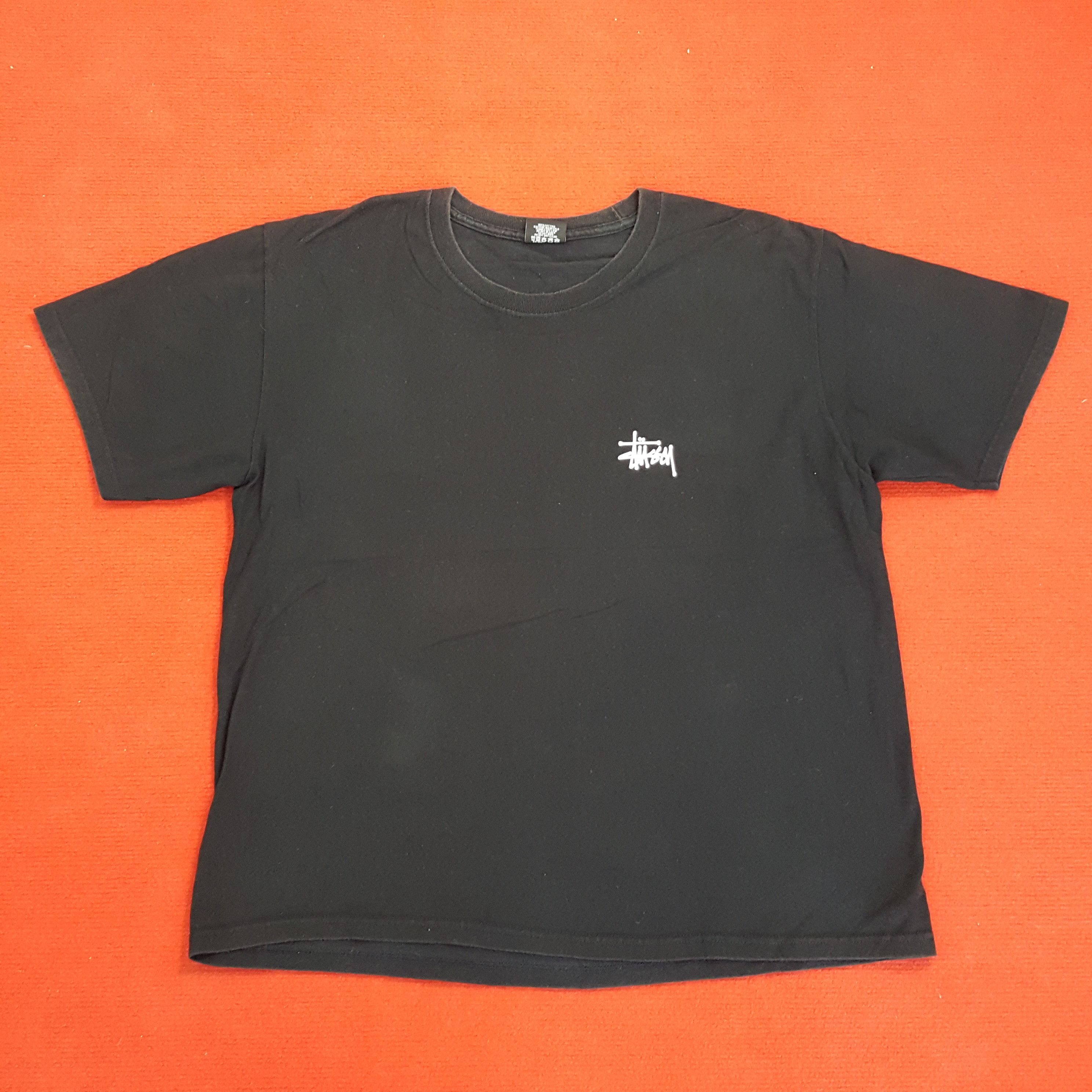 Stussy × Vintage Stussy Streetwear Skateboard Custom Art Tshirt Size US XL / EU 56 / 4 - 3 Thumbnail