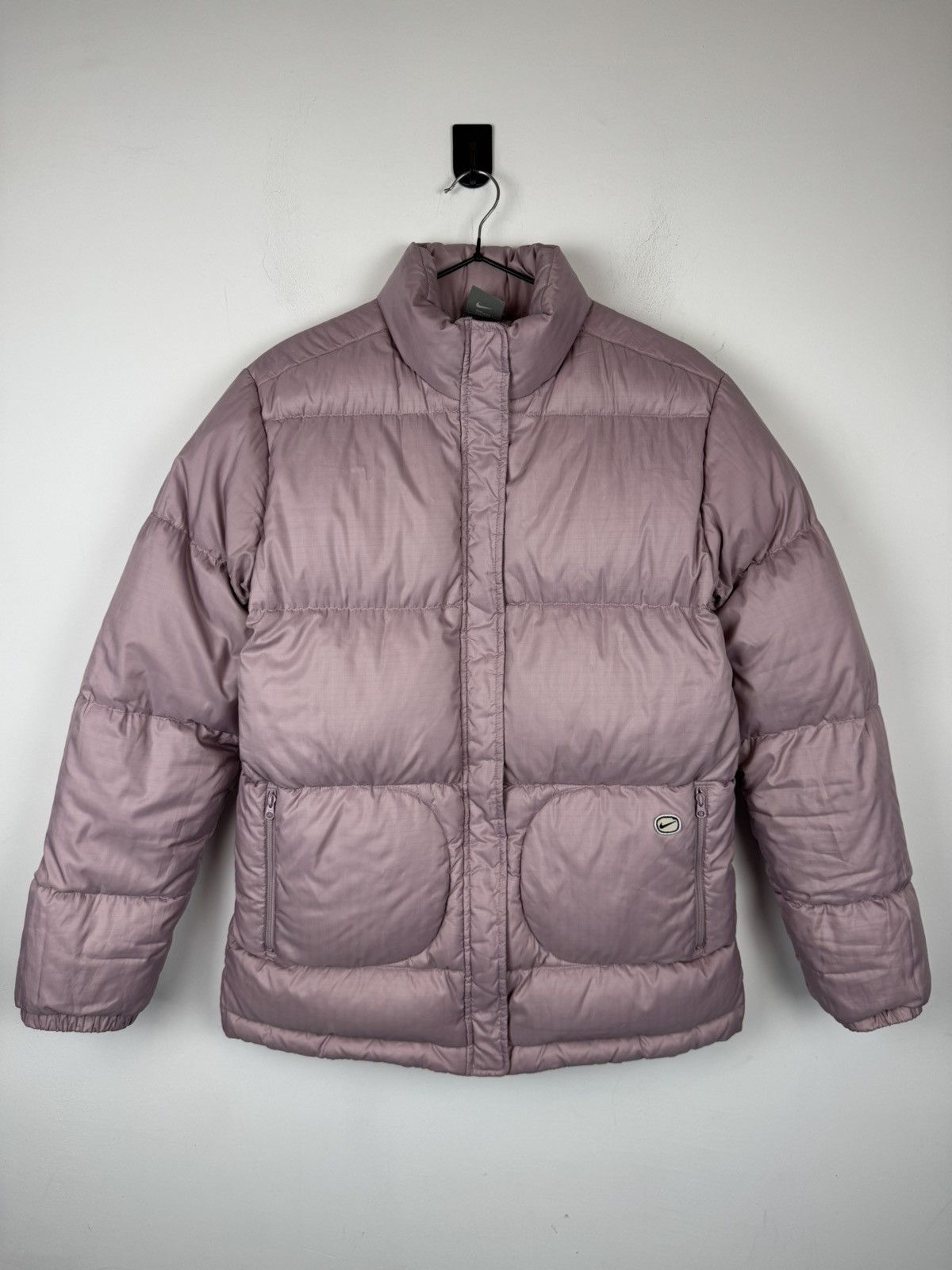 Nike Vintage Nike Silver Tab Pink Y2K Puffer Down Jacket Gorpcore Size S / US 4 / IT 40 - 1 Thumbnail