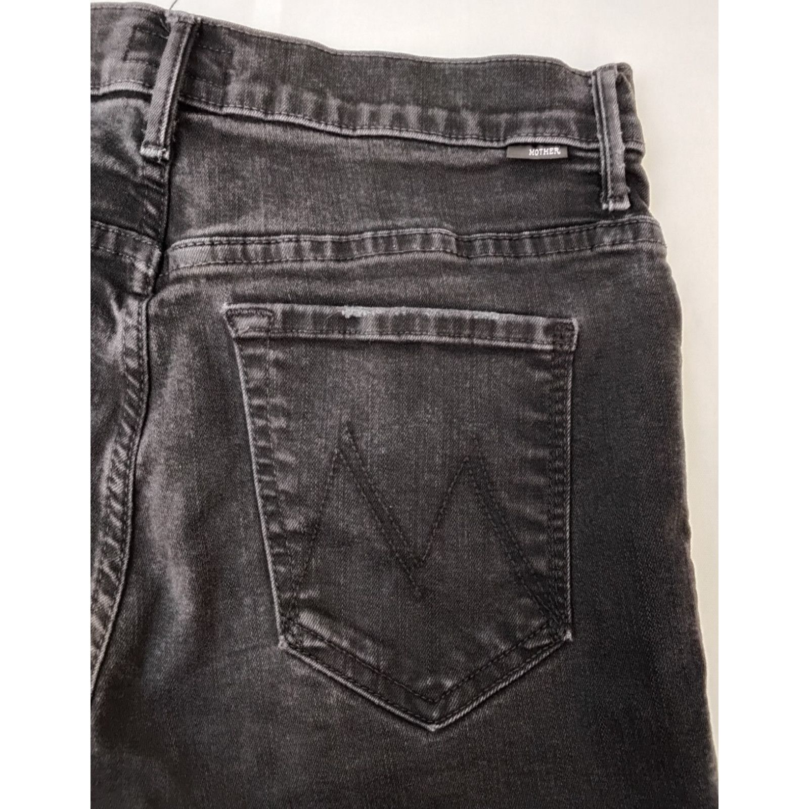 MOTHER Mother The Stunner Ankle Step Fray Jeans Women's 28 Black Size 28" / US 6 / IT 42 - 8 Thumbnail