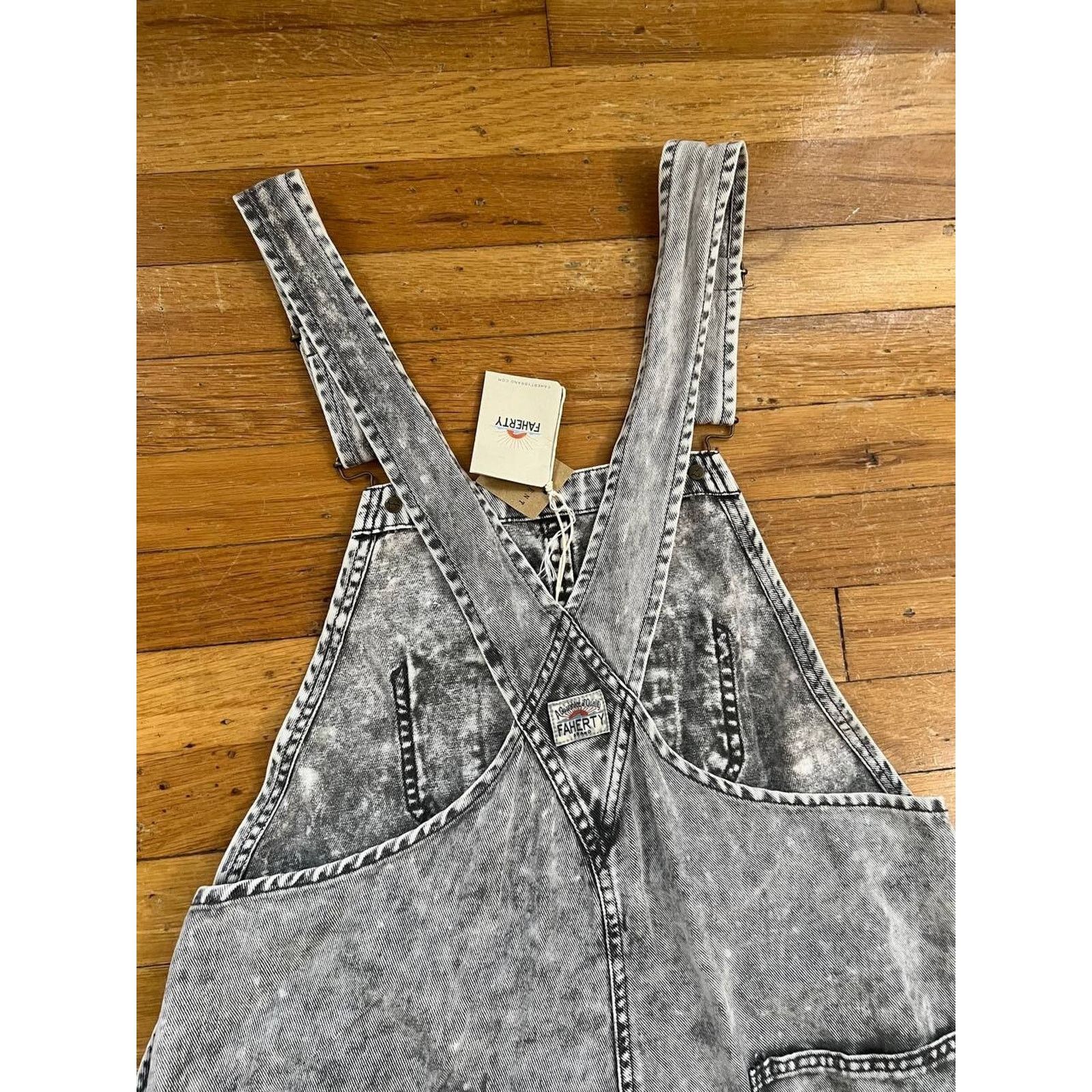 Faherty Faherty Mechanic Overall Storm Jumpsuit Cloud Grey M A000891 Size 30" / US 8 / IT 44 - 14 Thumbnail