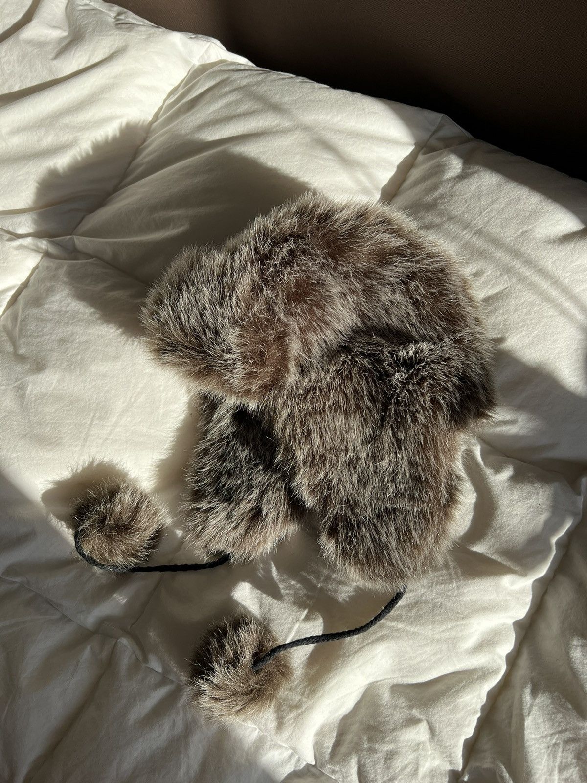 If Six Was Nine × Japanese Brand Crazy Fur Faux Trapper Mohair Hat Y2K Ushanka Size ONE SIZE - 6 Thumbnail