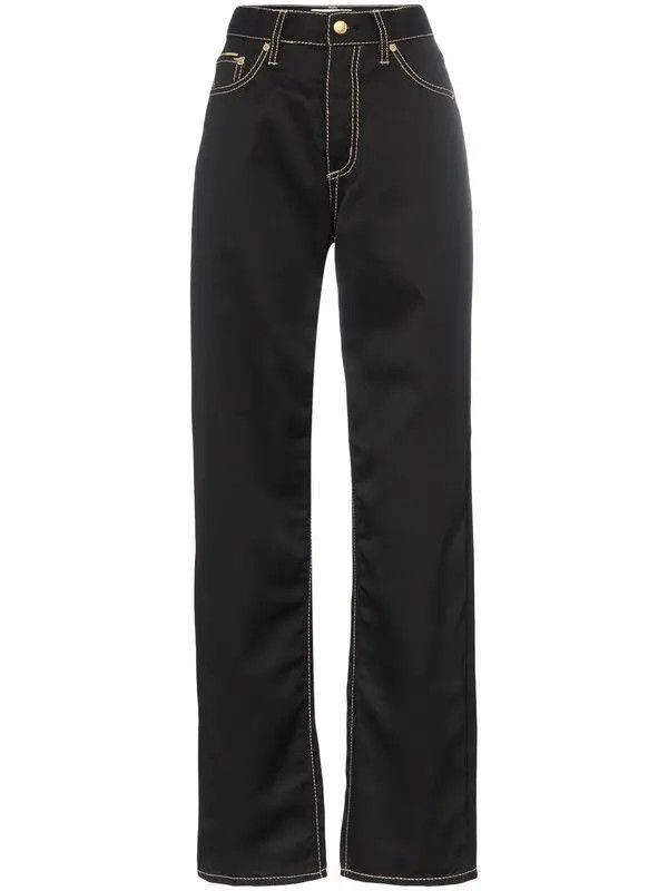 image of Eytys O1Mle0524 Benz Twill Jeans Trouser In Black, Women's (Size 26)