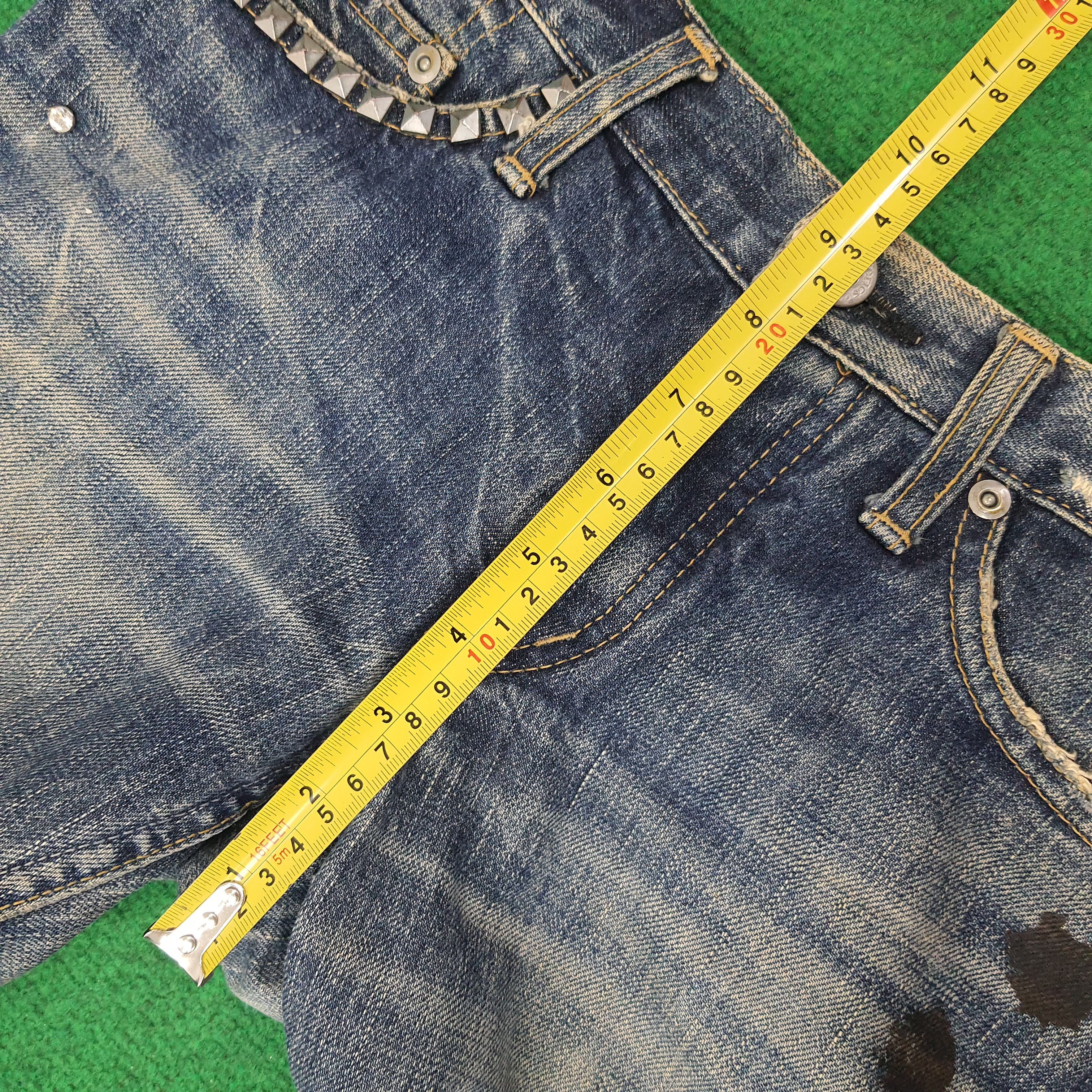 Hysteric Glamour Vintage Hysteric Glamour Japan 3Q Custom Logo Jeans C258N28 Size 27" / US 4 / IT 40 - 13 Thumbnail