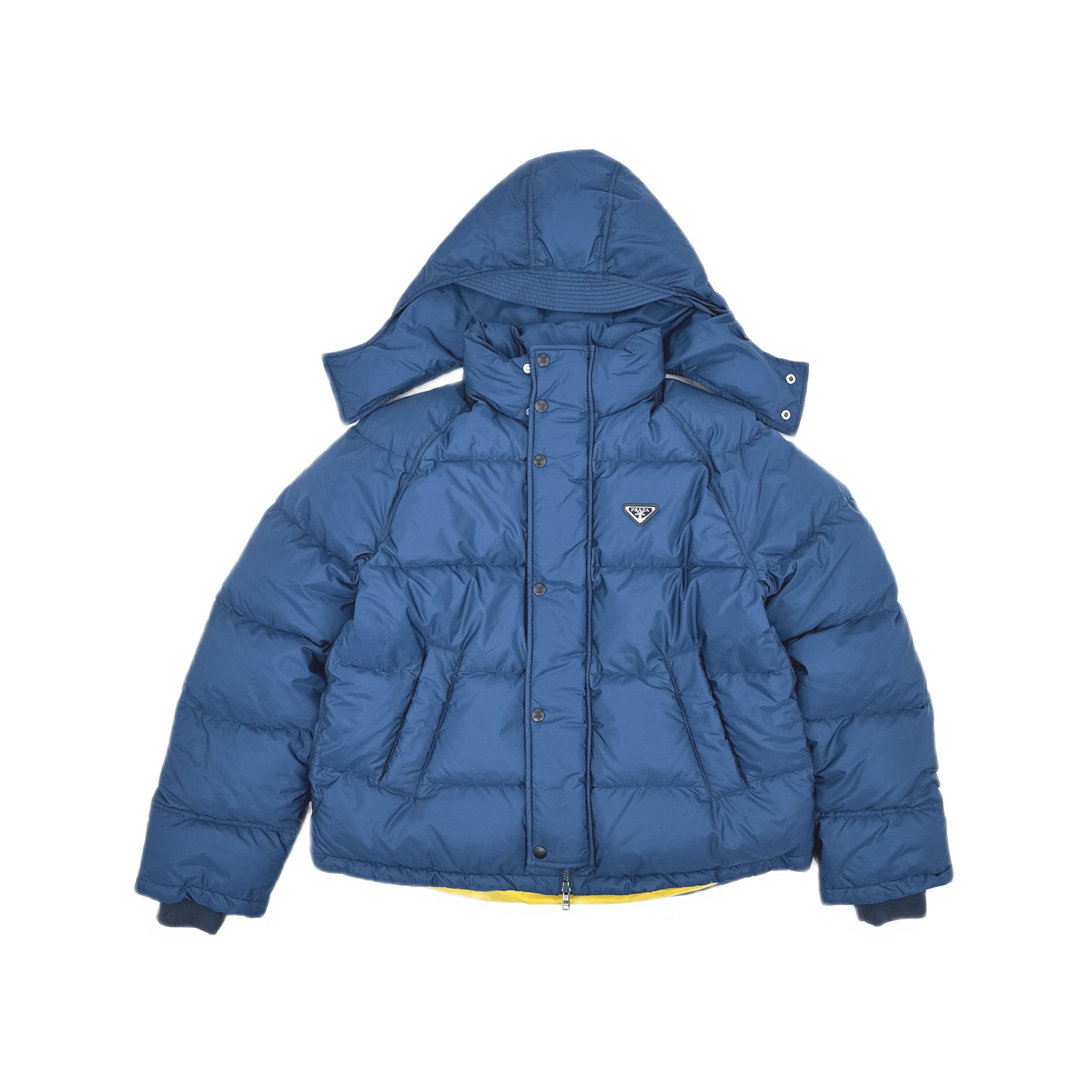 Prada Prada Re-Nylon Logo Puffer Jacket Size XL Size US XL / EU 56 / 4 - 1 Thumbnail