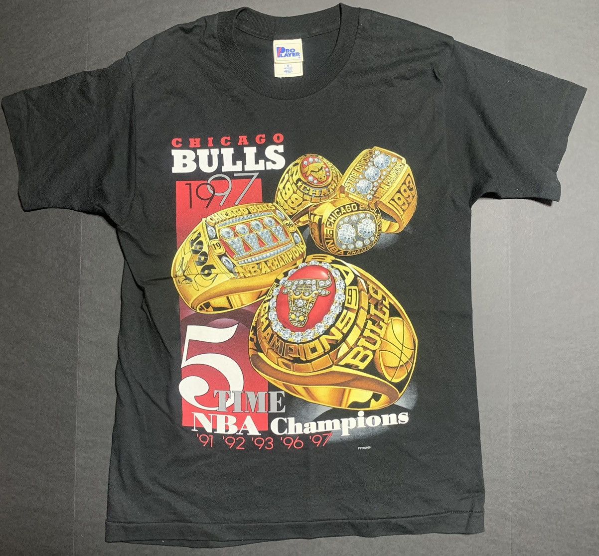 VTG 1997 Pro Player NBA Chicago Bulls Championship Shirt