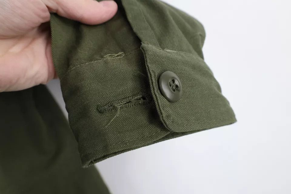Vintage Vintage 70s Vietnam War Army Utility Durable Press Shirt USA Size US M / EU 48-50 / 2 - 7 Thumbnail