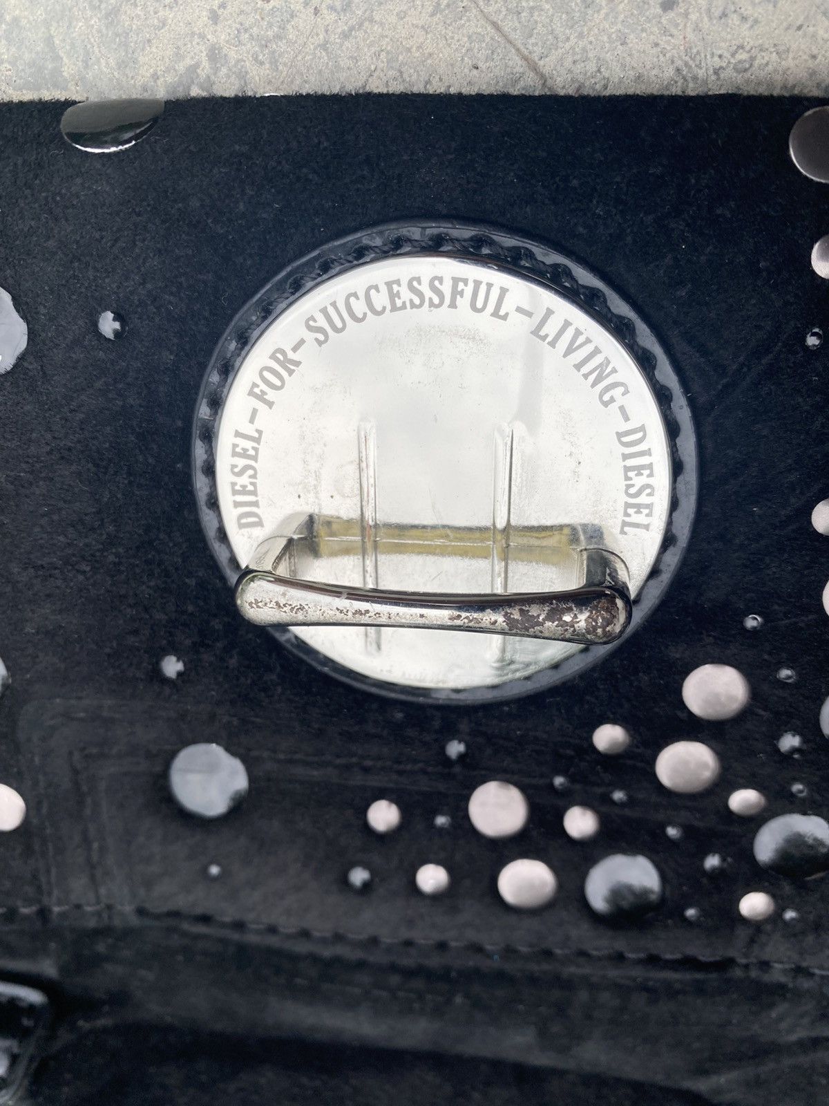 Bodega × Diesel DIESEL Studded Leather Clutch Size ONE SIZE - 8 Thumbnail