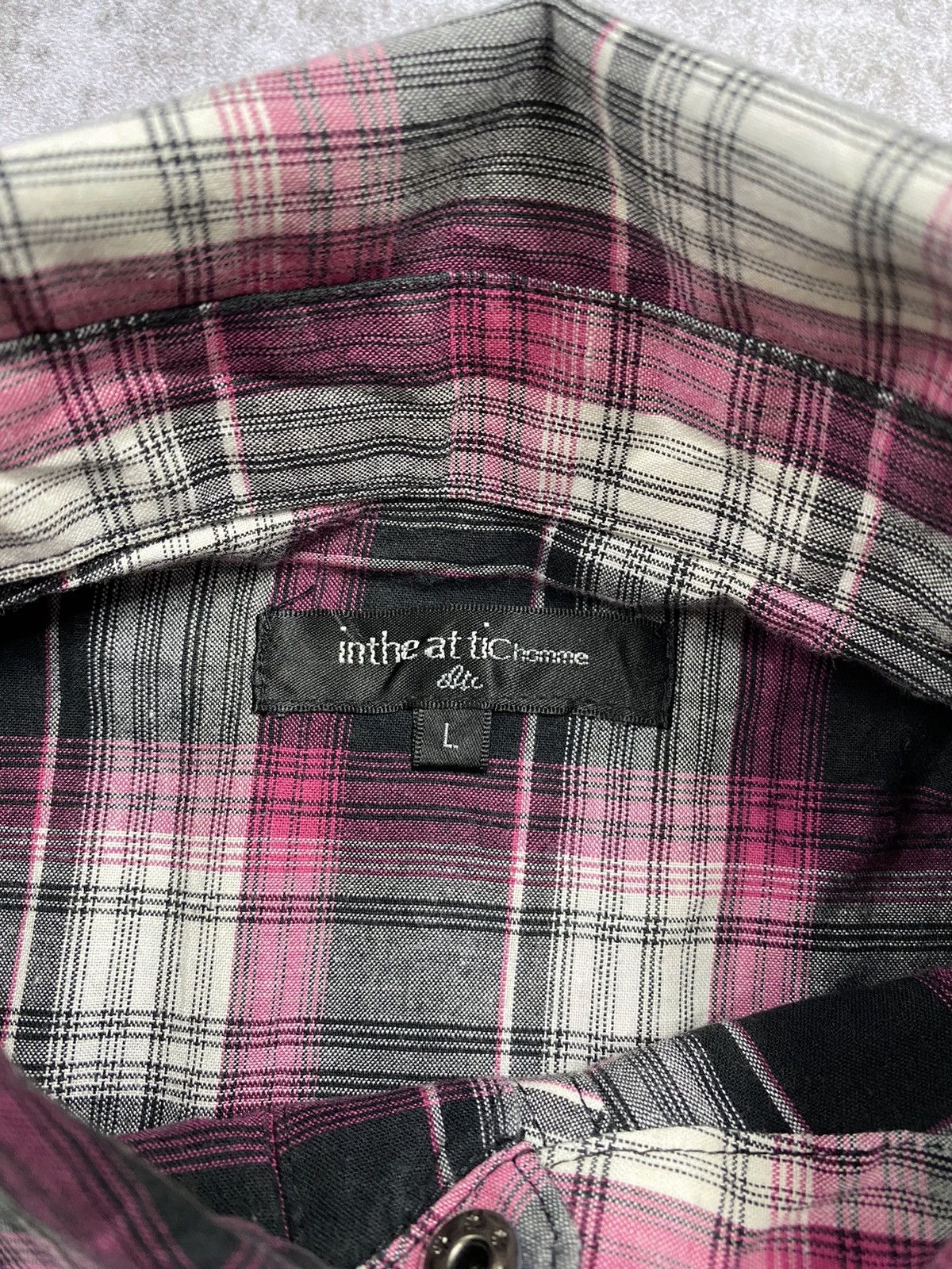 If Six Was Nine × In The Attic × Japanese Brand 2000s In The Attic Poem Skull punk ghotic style shirt Size US M / EU 48-50 / 2 - 3 Thumbnail