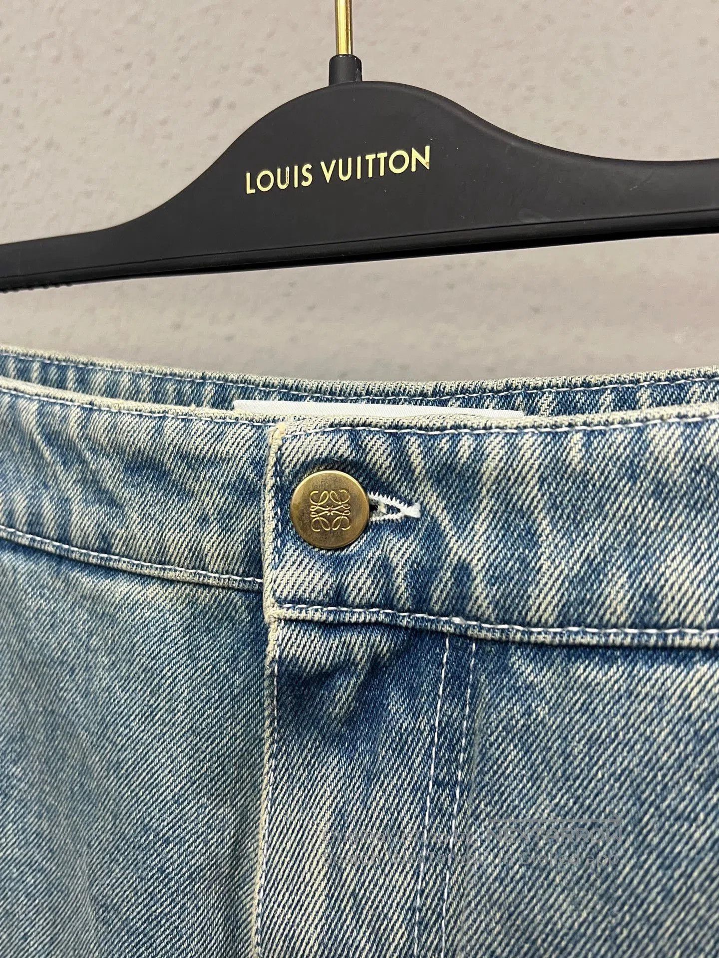 Loewe Loewe Fringe Wide-Leg Jeans. Size US 34 / EU 50 - 3 Thumbnail