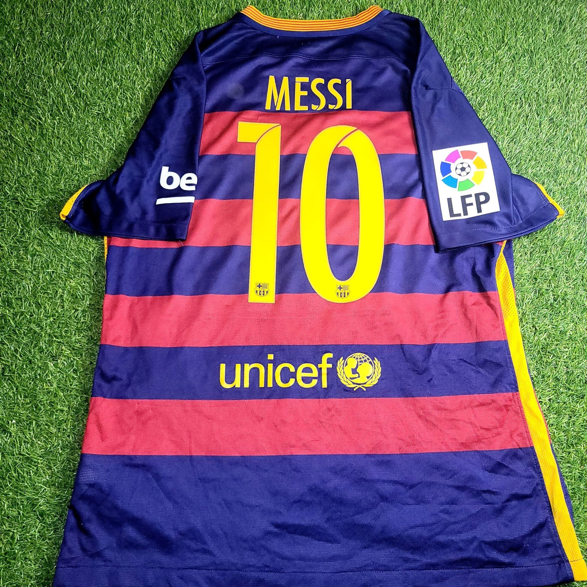 Nike Messi Barcelona Player Issue 2015 2016 Soccer Jersey XL Size US XL / EU 56 / 4 - 1 Thumbnail
