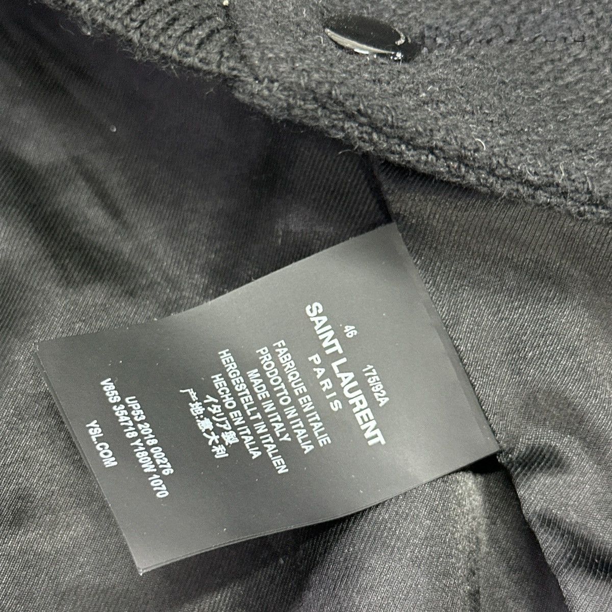 Saint Laurent Paris Saint Laurent 2018 Teddy Jacket Size US S / EU 44-46 / 1 - 3 Thumbnail