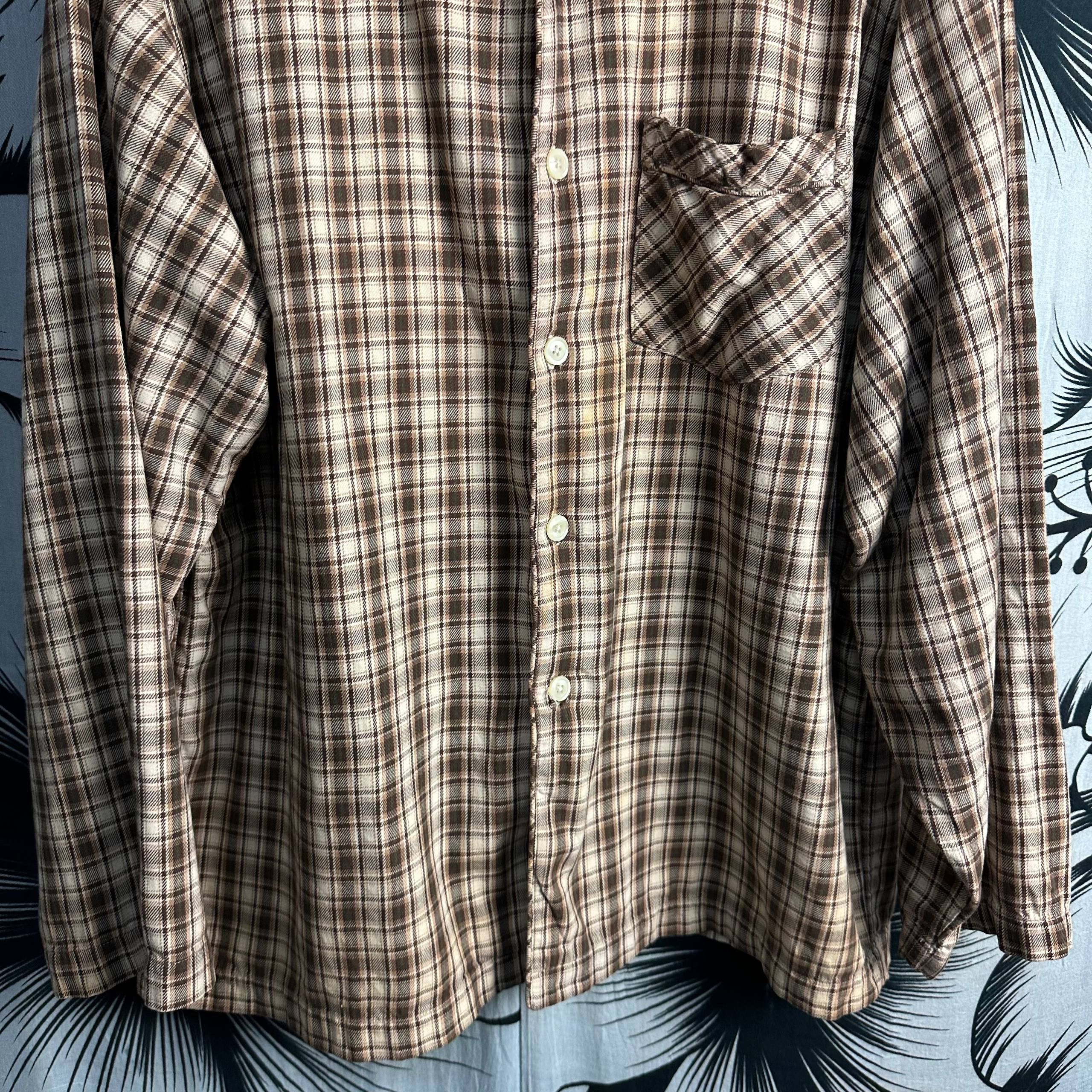 Gap Vintage Gap Plaid Check Relaxed Loose Fit Shirt Size US XL / EU 56 / 4 - 7 Thumbnail