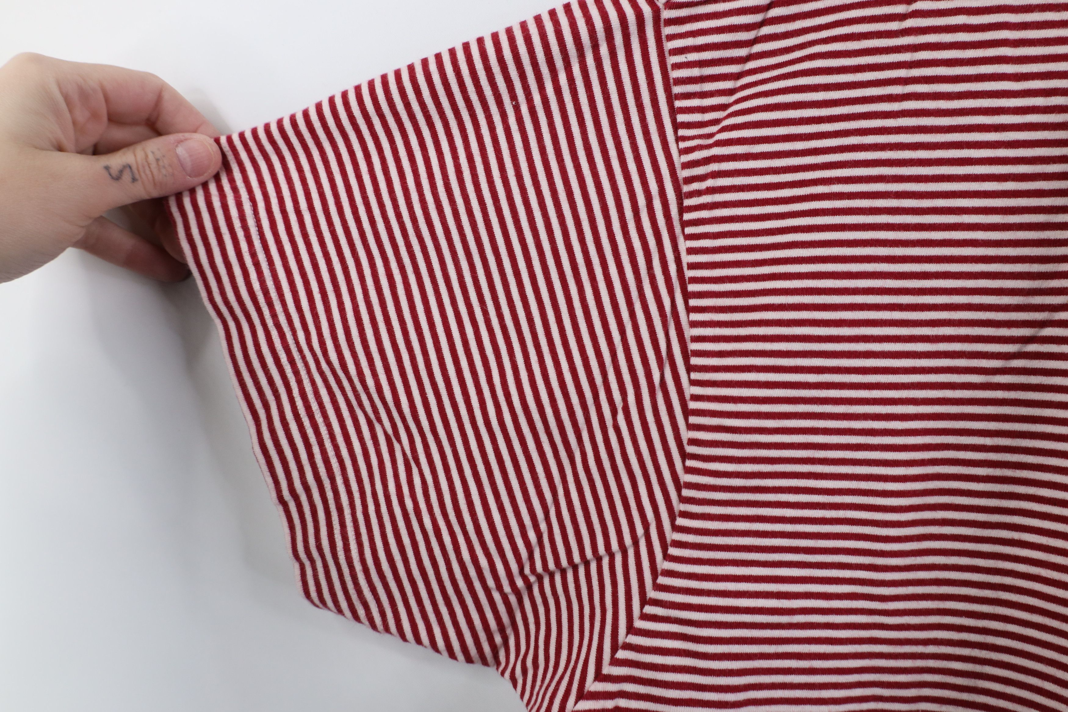 Tommy Hilfiger Vintage 90s Tommy Hilfiger Cane Striped Short Sleeve T-Shirt Size US L / EU 52-54 / 3 - 8 Thumbnail