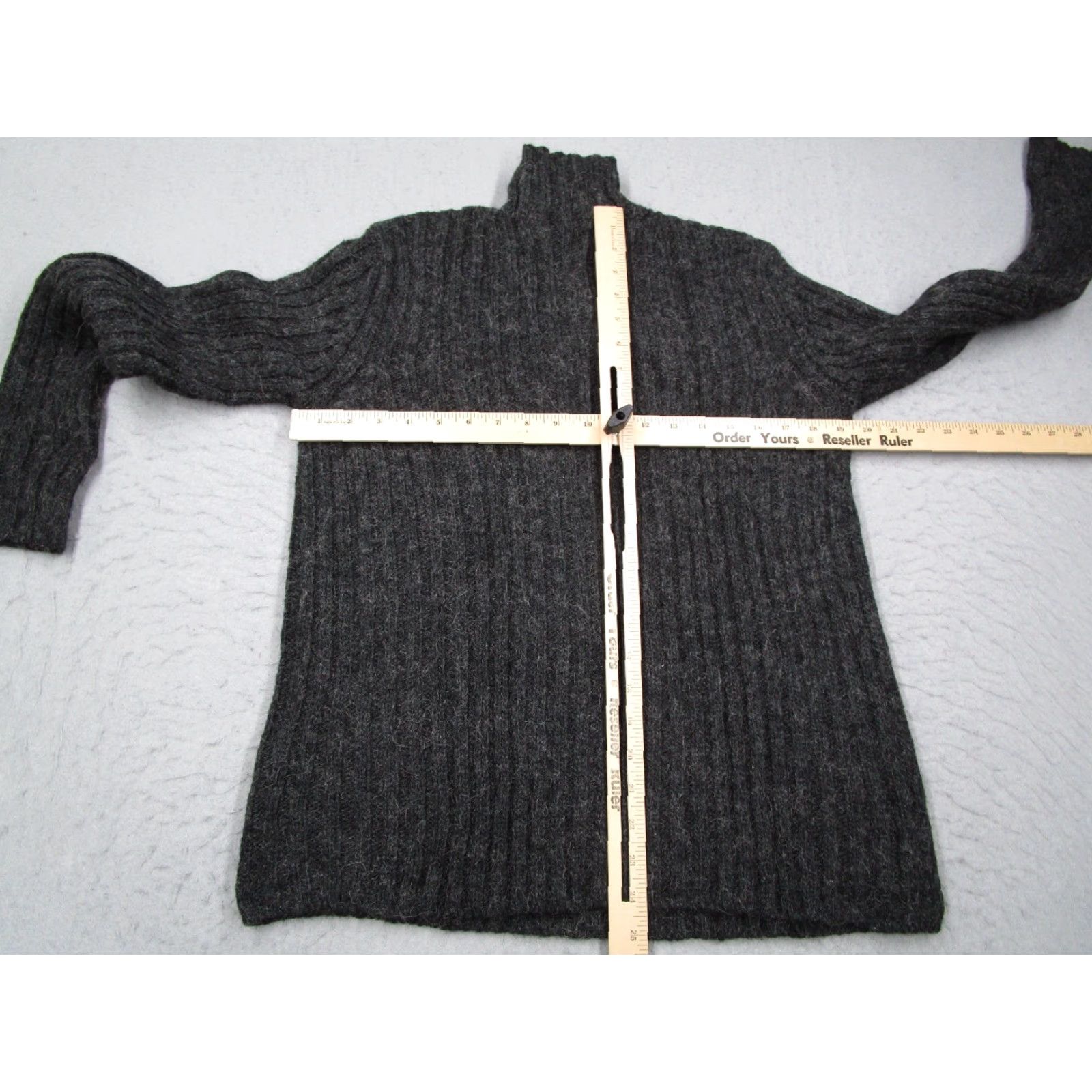 Ralph Lauren VINTAGE Lauren Ralph Lauren Sweater Women Small Gray Wool Alpaca Pullover Size S / US 4 / IT 40 - 4 Thumbnail