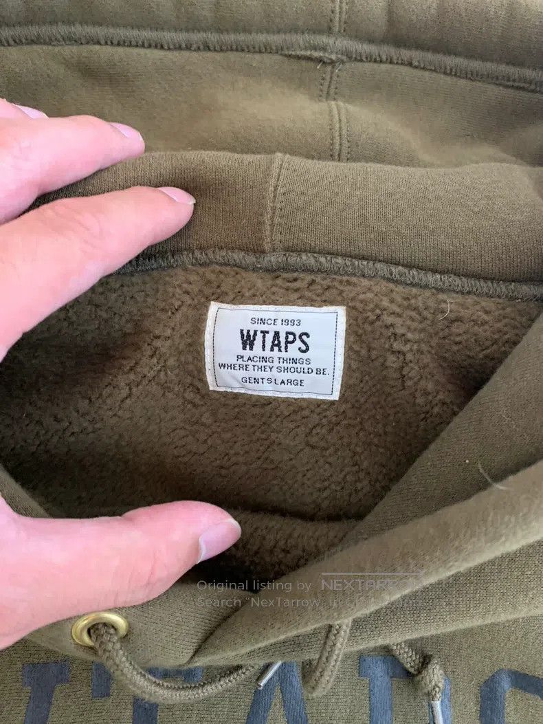 Wtaps Wtaps Military green hooded sweatshirt Size US L / EU 52-54 / 3 - 3 Thumbnail