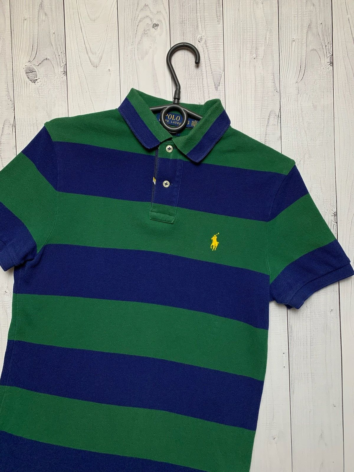 Polo Ralph Lauren × Vintage Vintage polo Ralph Lauren green striped size S Size US S / EU 44-46 / 1 - 2 Thumbnail