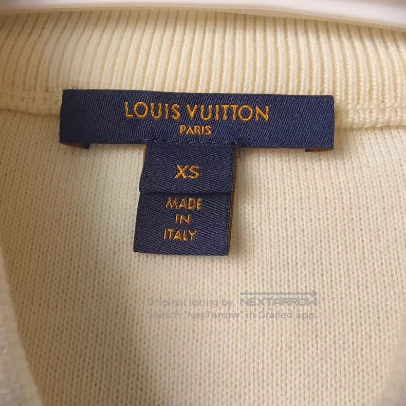 Louis Vuitton Louis Vuitton Off-white wool three-quarter sleeve baseball Size US XS / EU 42 / 0 - 3 Thumbnail
