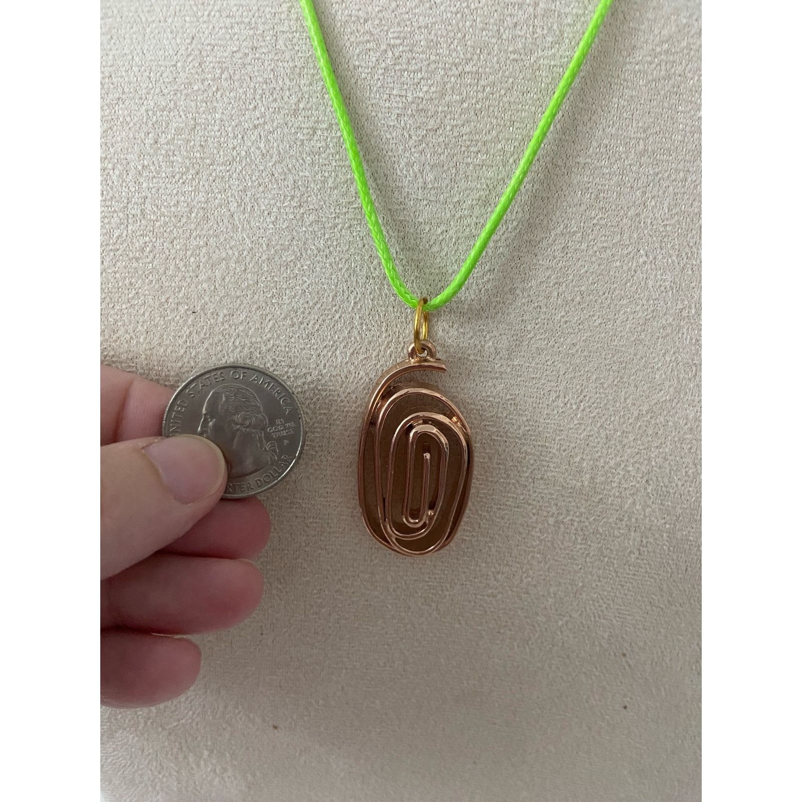 Handmade swirl pendant necklace Size ONE SIZE - 2 Thumbnail