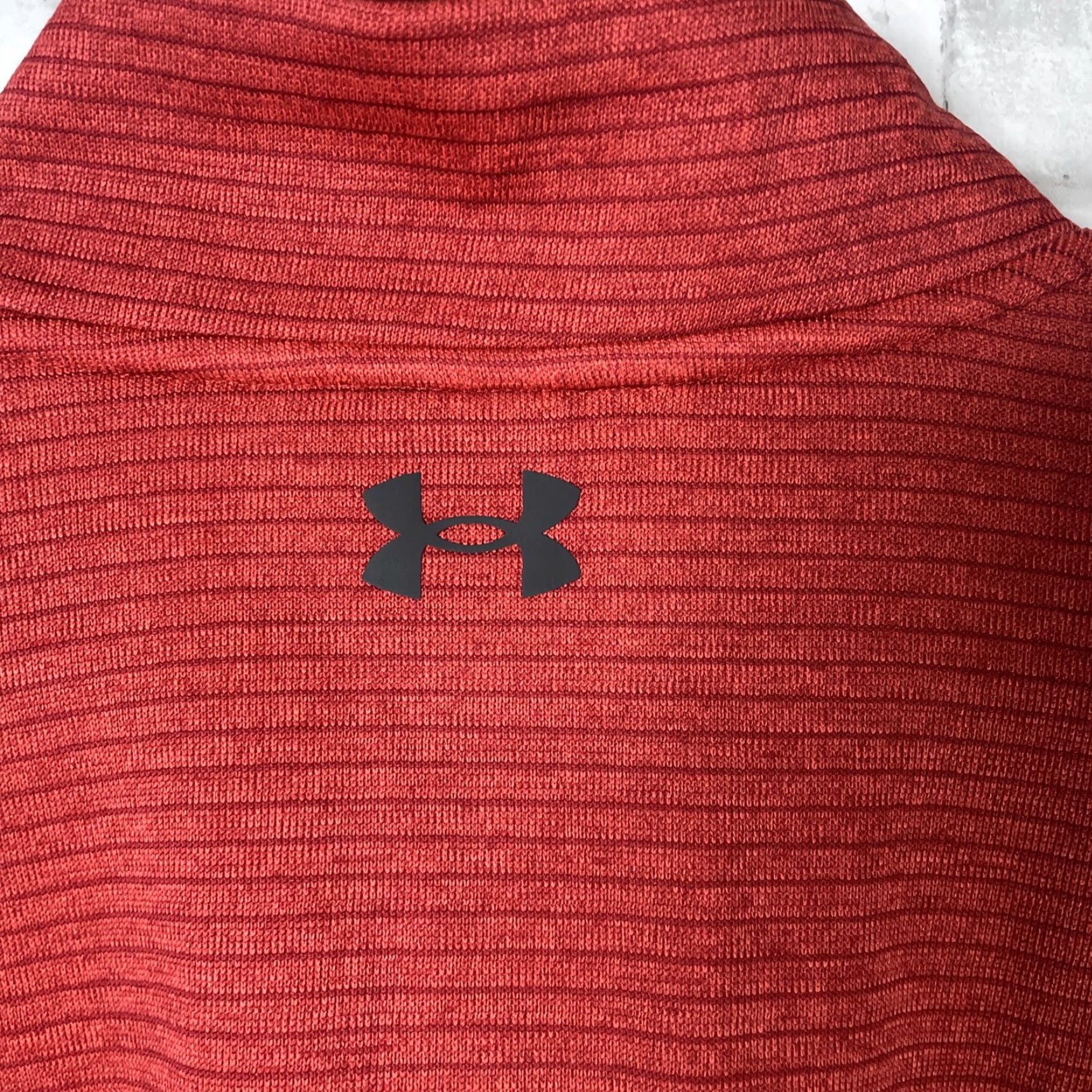 Under Armour Under Armour Storm Golf Pullover 2XL Red Striped Quarter Zip Activewear Mens Size US XXL / EU 58 / 5 - 6 Thumbnail