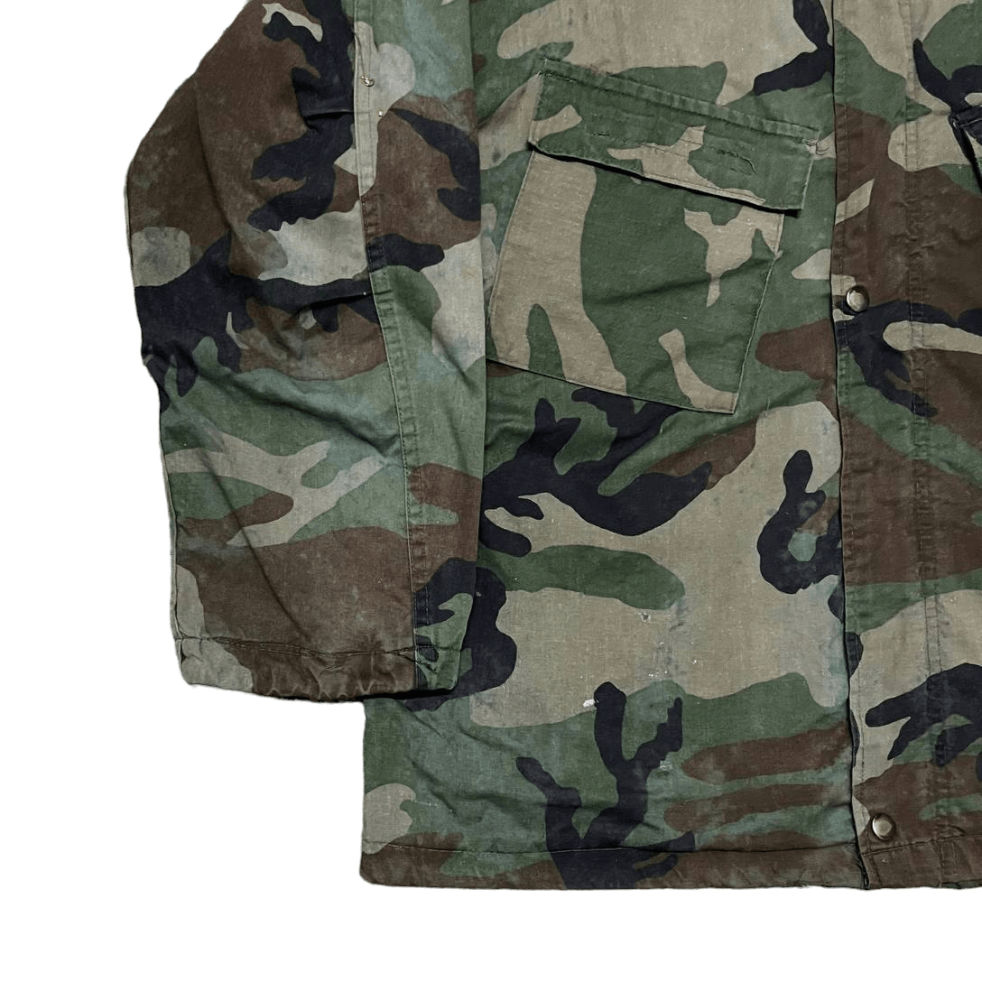 Vintage Vintage 70's Army Camouflage Military Jacket Size US M / EU 48-50 / 2 - 3 Thumbnail